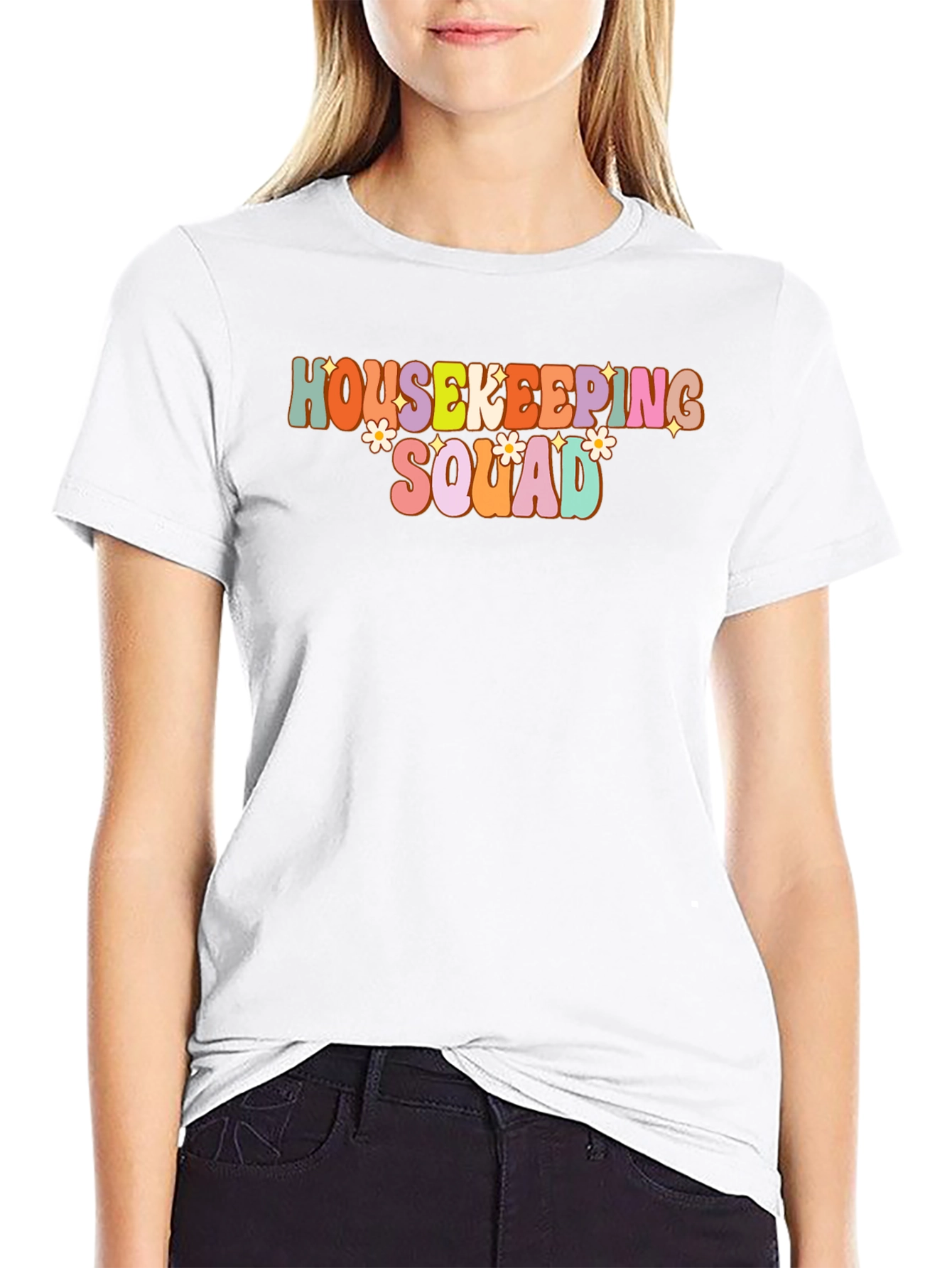 Housekeeping Squad Retro Tee