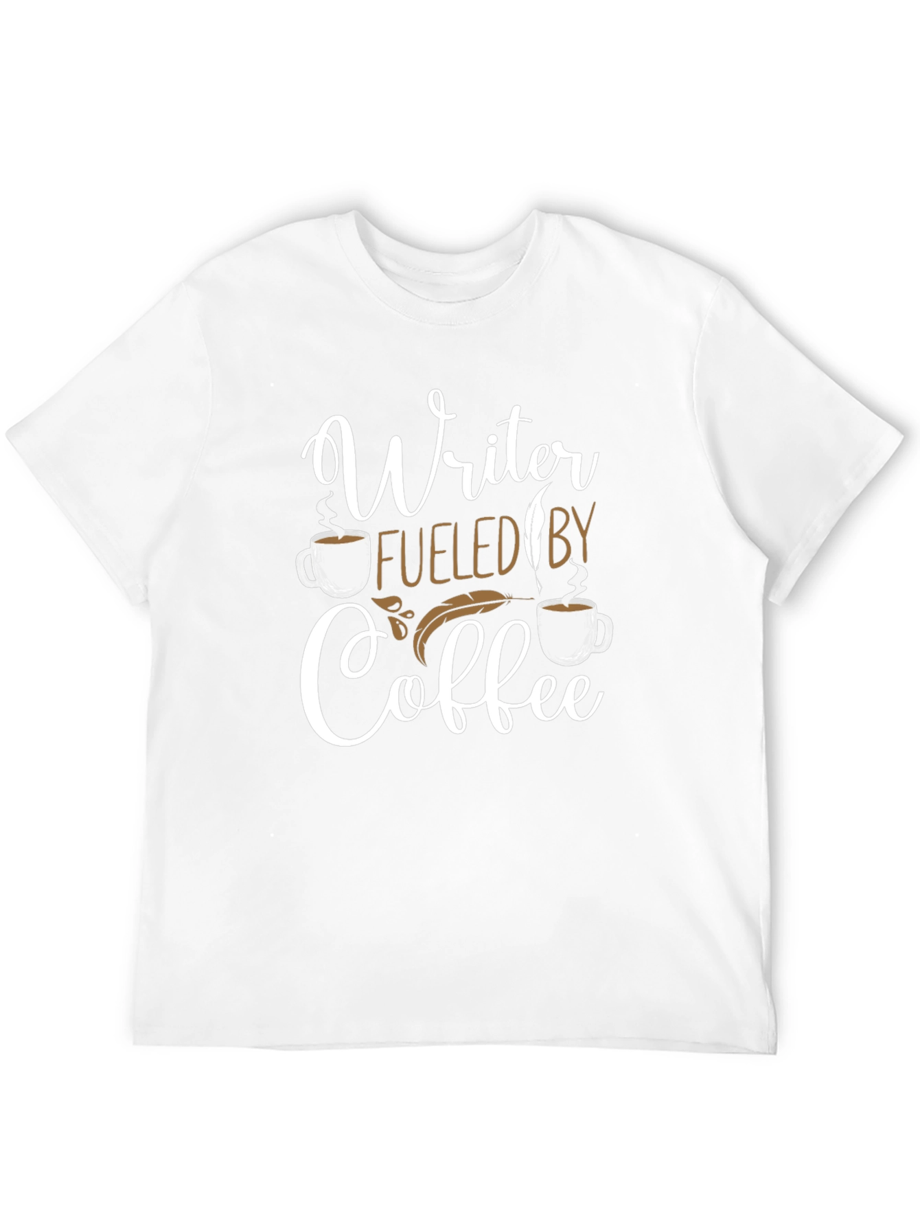 Writer Fueled By Coffee Graphic T-Shirt