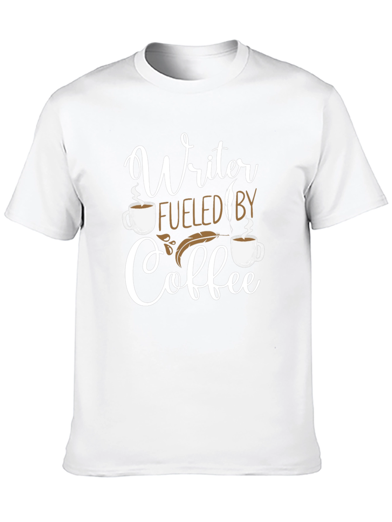 Writer Fueled By Coffee Graphic T-Shirt
