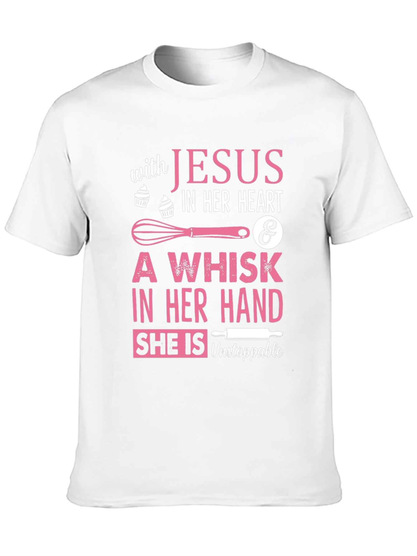 With Jesus In Her Heart T-Shirt