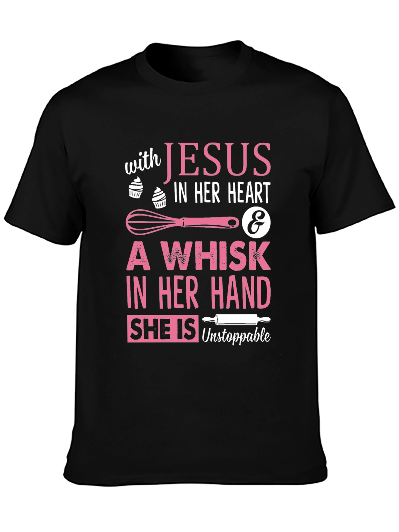 With Jesus In Her Heart T-Shirt