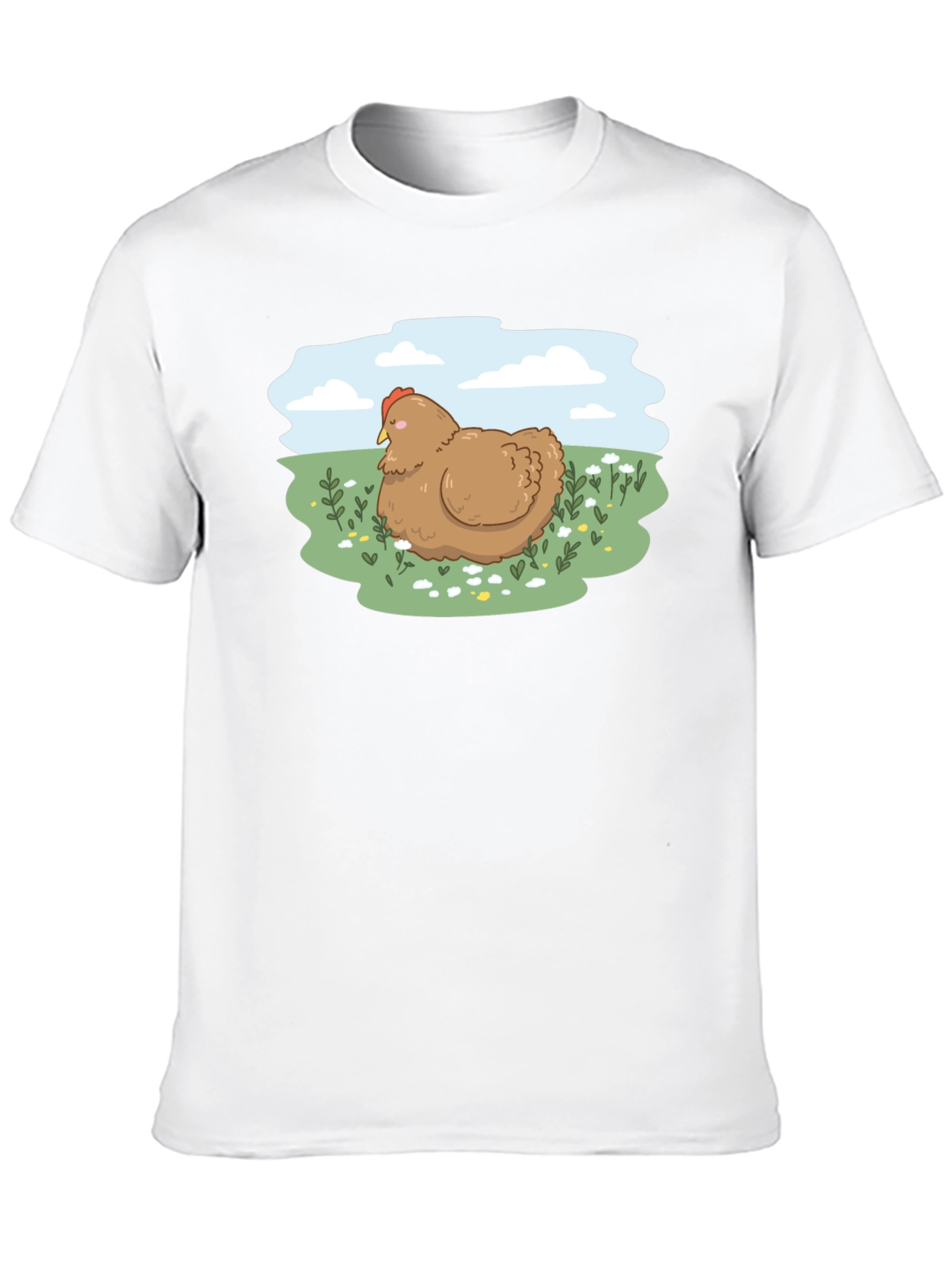 Cute Chicken Meadow T-Shirt