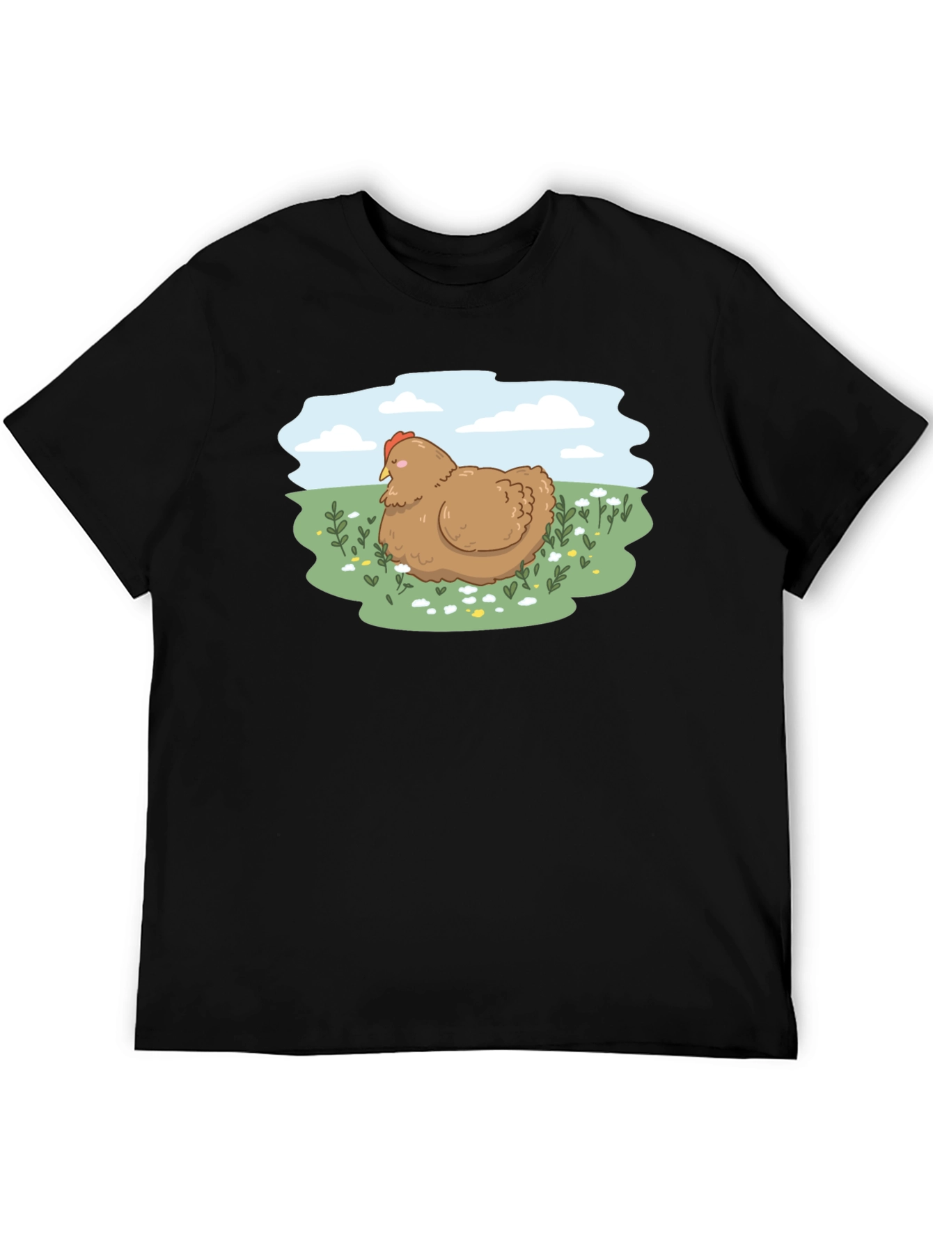 Cute Chicken Meadow T-Shirt