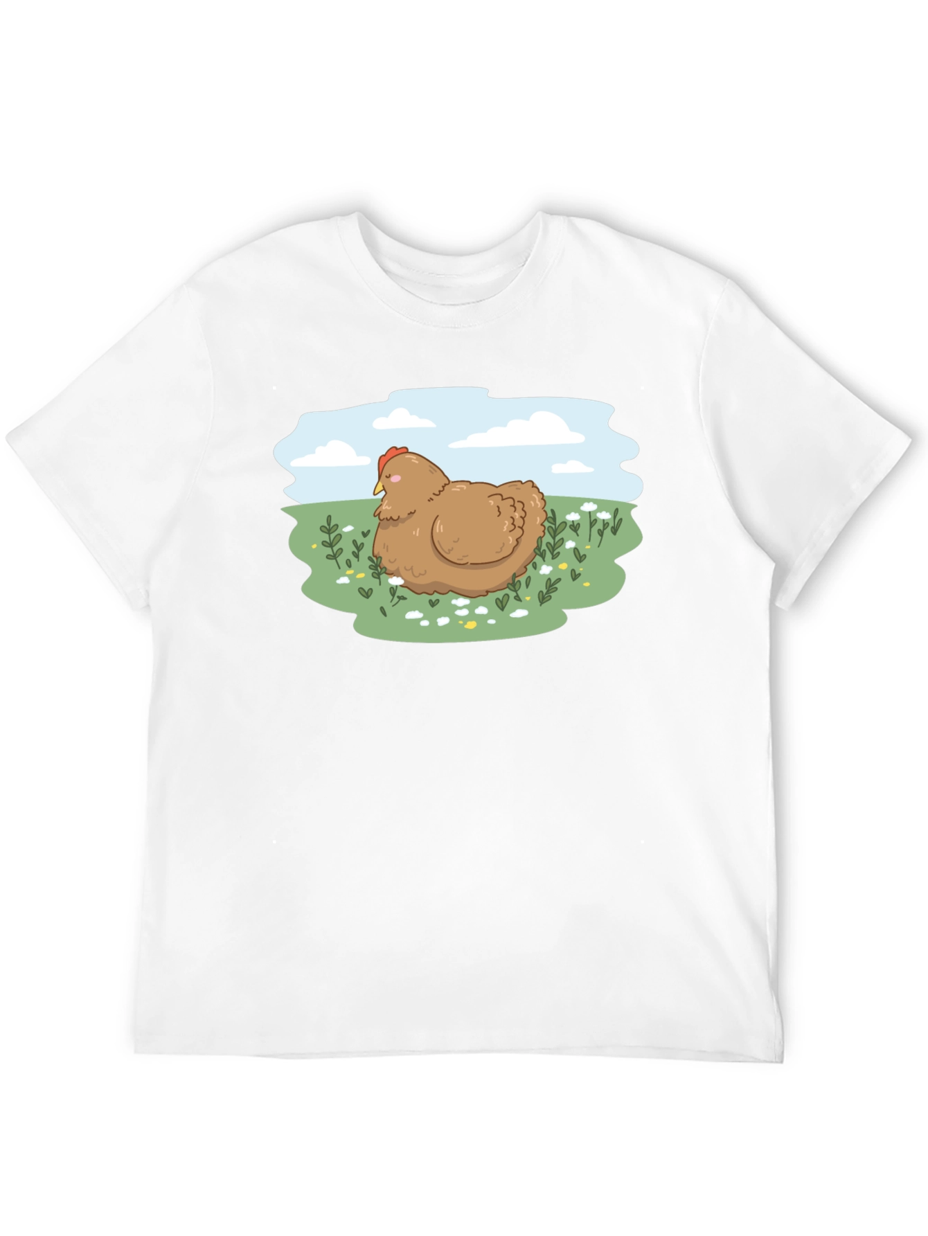 Cute Chicken Meadow T-Shirt