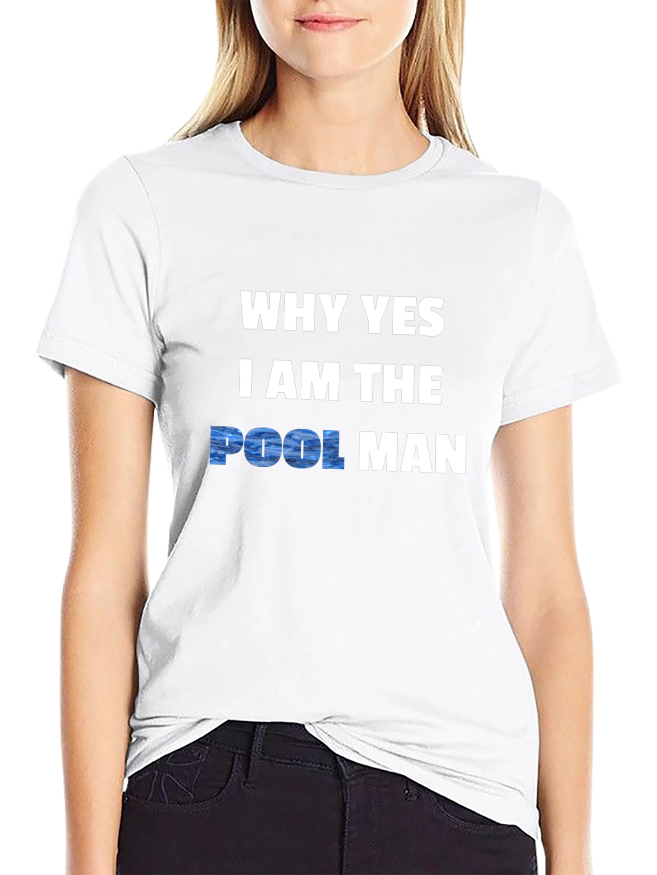 Pool Man T-Shirt - Humorous Design