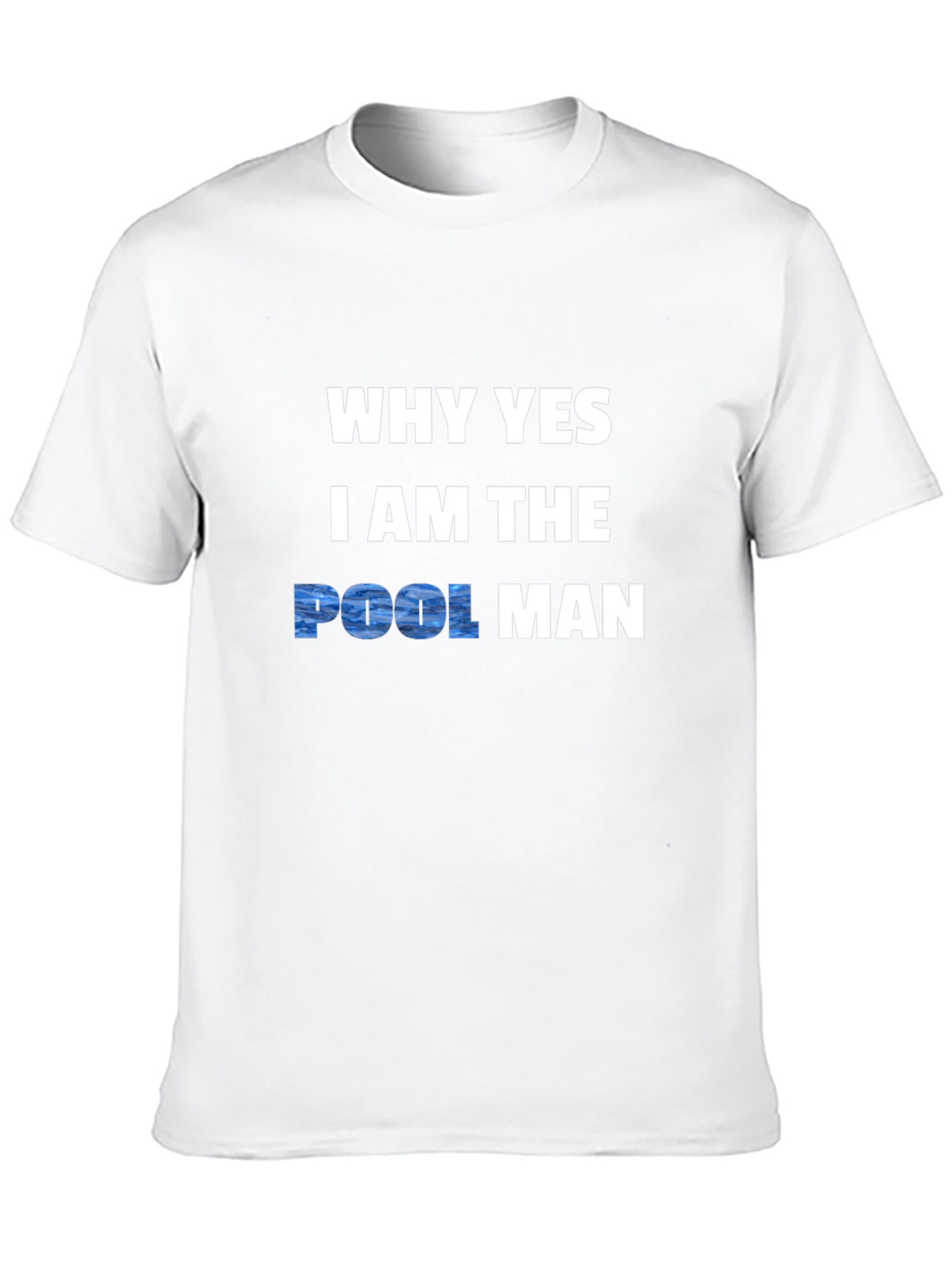 Pool Man T-Shirt - Humorous Design
