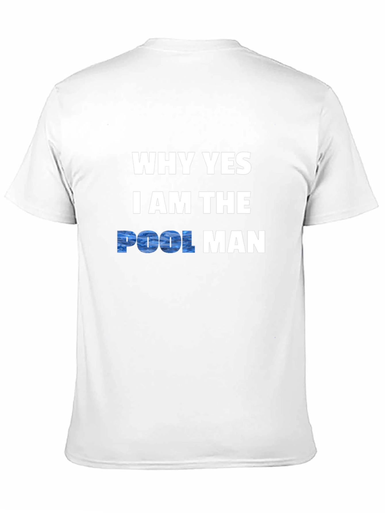 Pool Man T-Shirt - Humorous Design