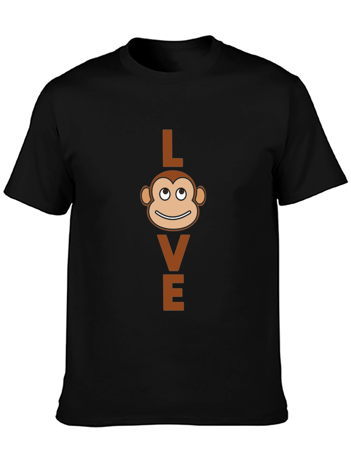 Love Monkey Graphic T-Shirt - Black