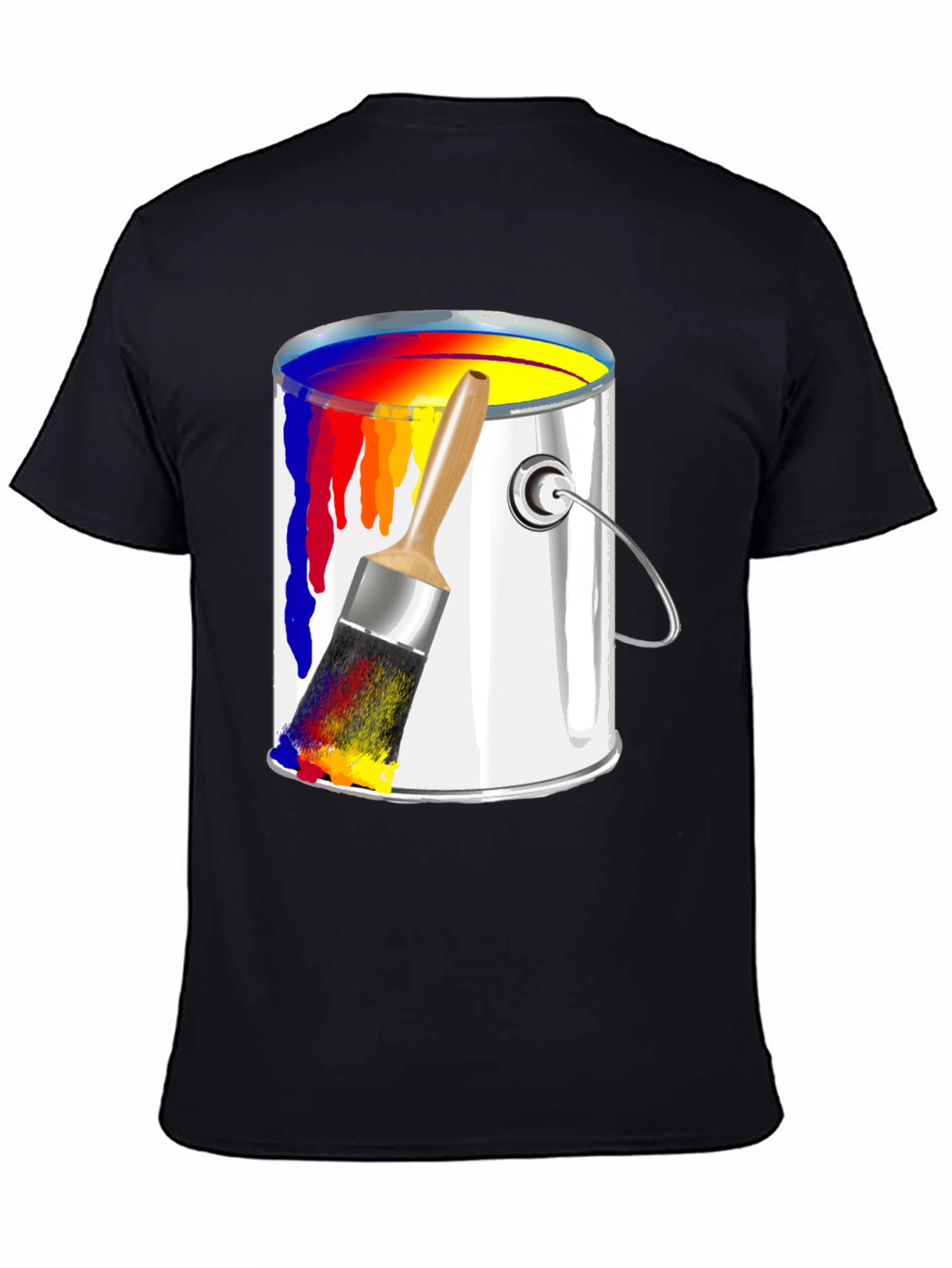 Paint Bucket & Brush Graphic Tee - Artist Inspired