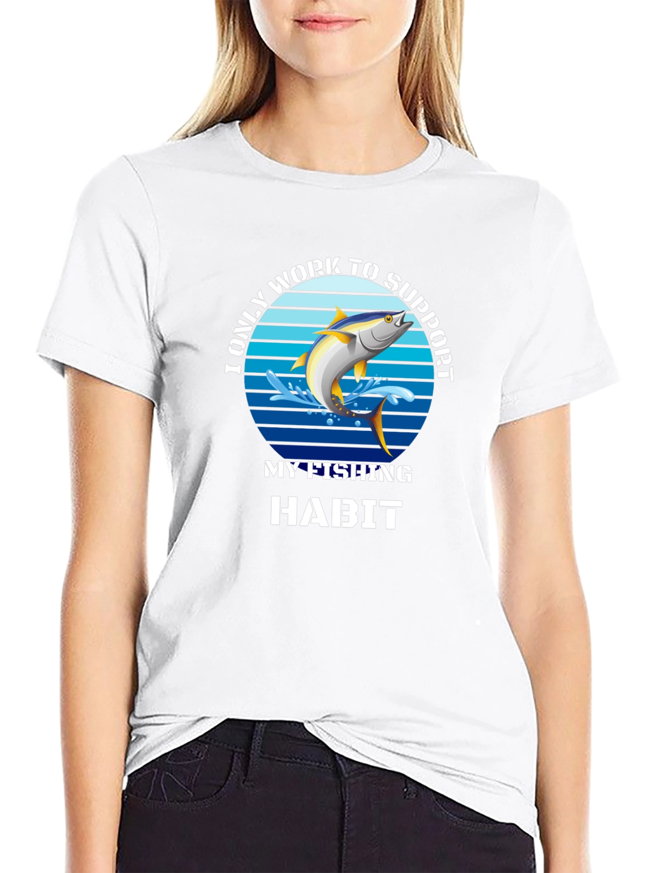 Fishing Habit T-Shirt - Funny Fishing Tee