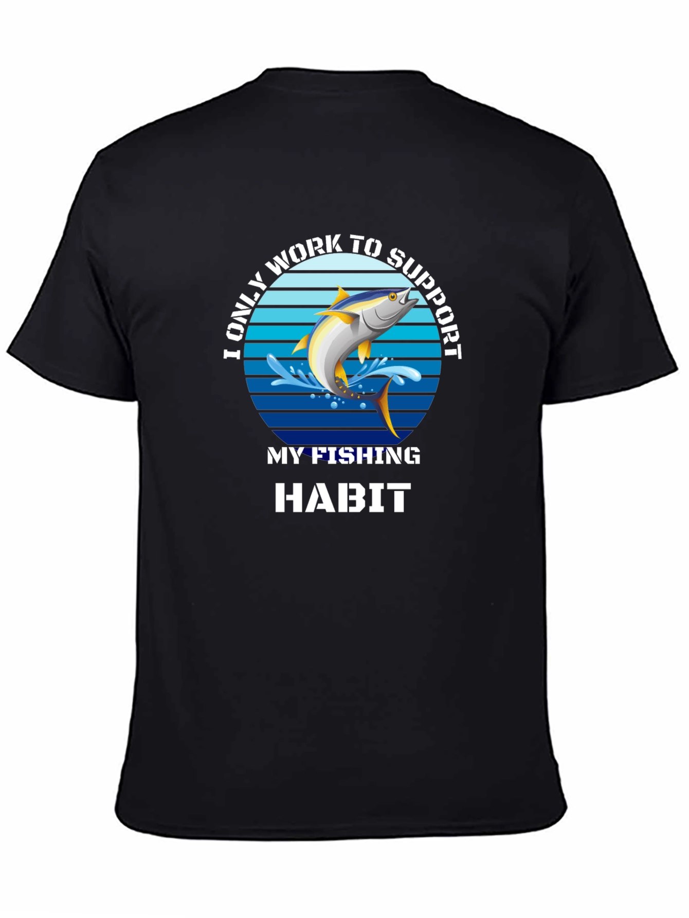 Fishing Habit T-Shirt - Funny Fishing Tee