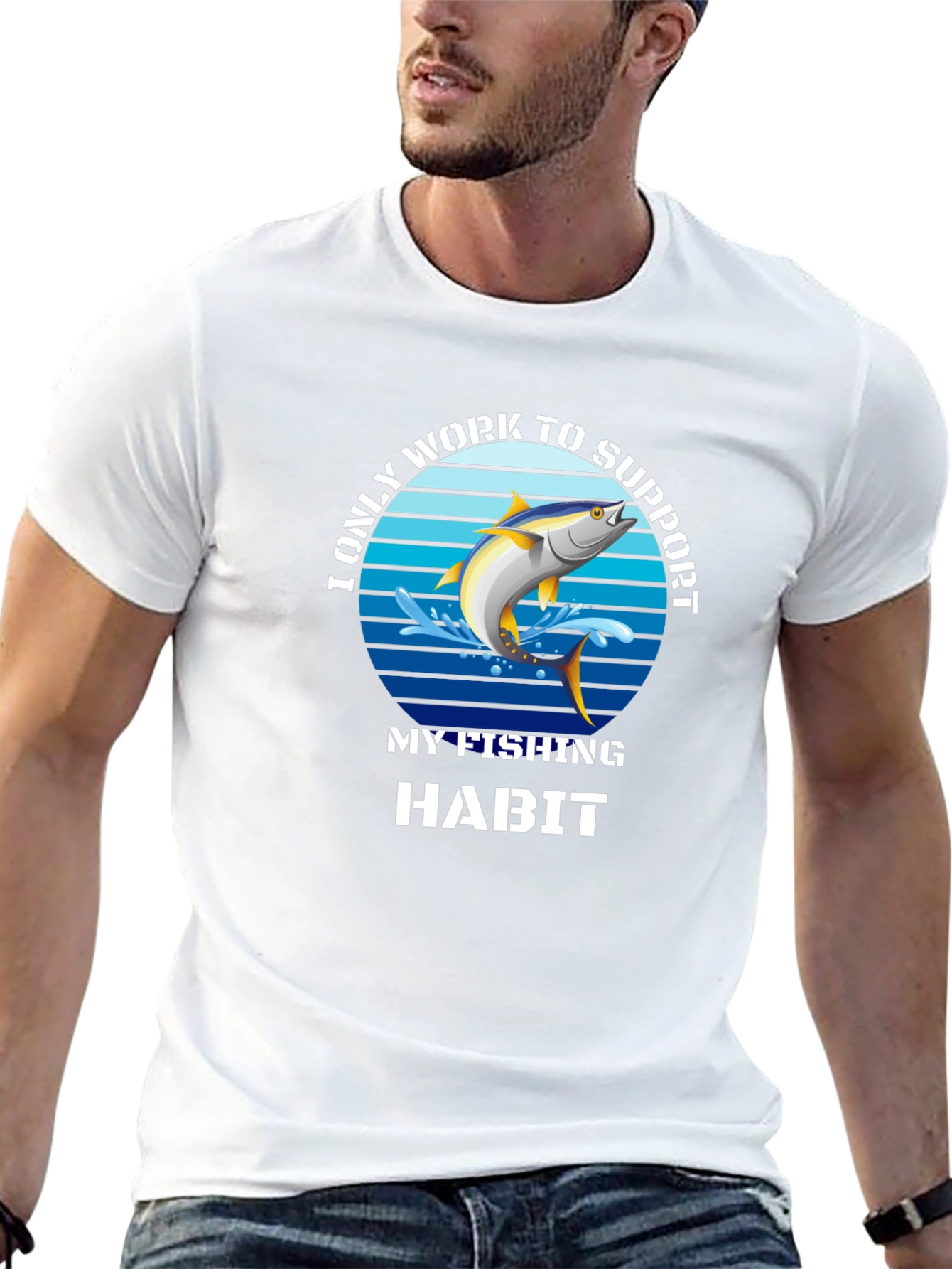 Fishing Habit T-Shirt - Funny Fishing Tee