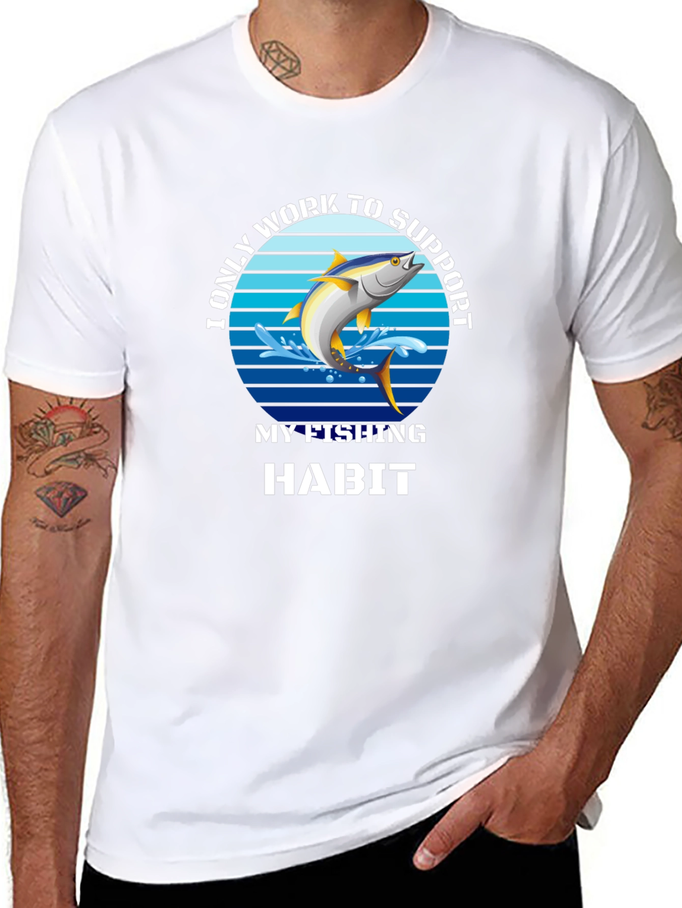Fishing Habit T-Shirt - Funny Fishing Tee
