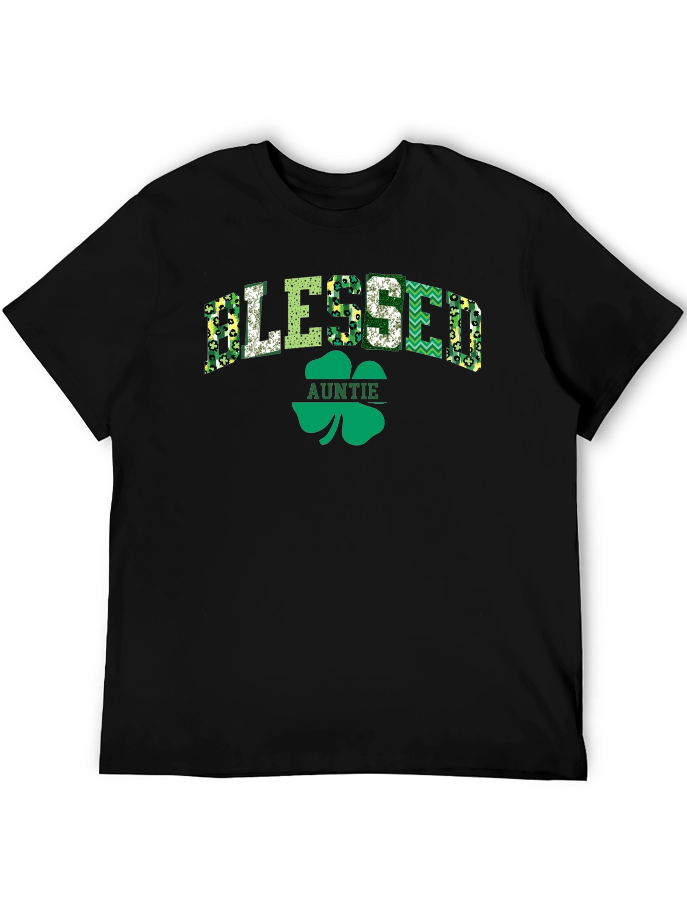Blessed Auntie St. Patricks Day Graphic Tee