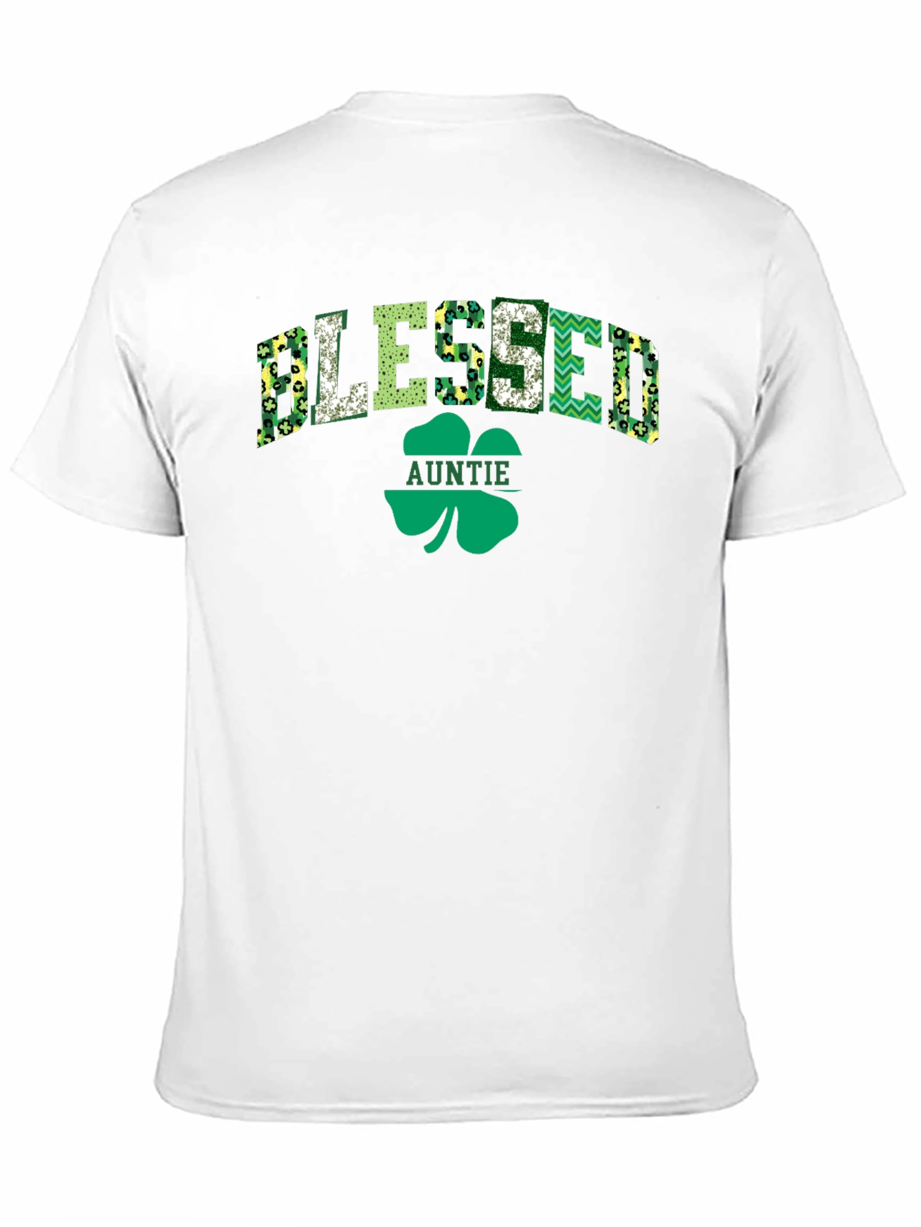 Blessed Auntie St. Patricks Day Graphic Tee