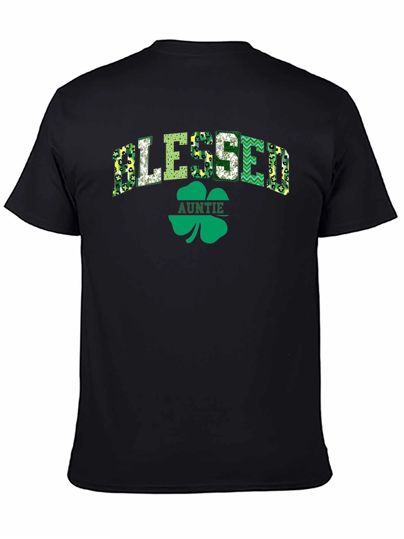 Blessed Auntie St. Patricks Day Graphic Tee