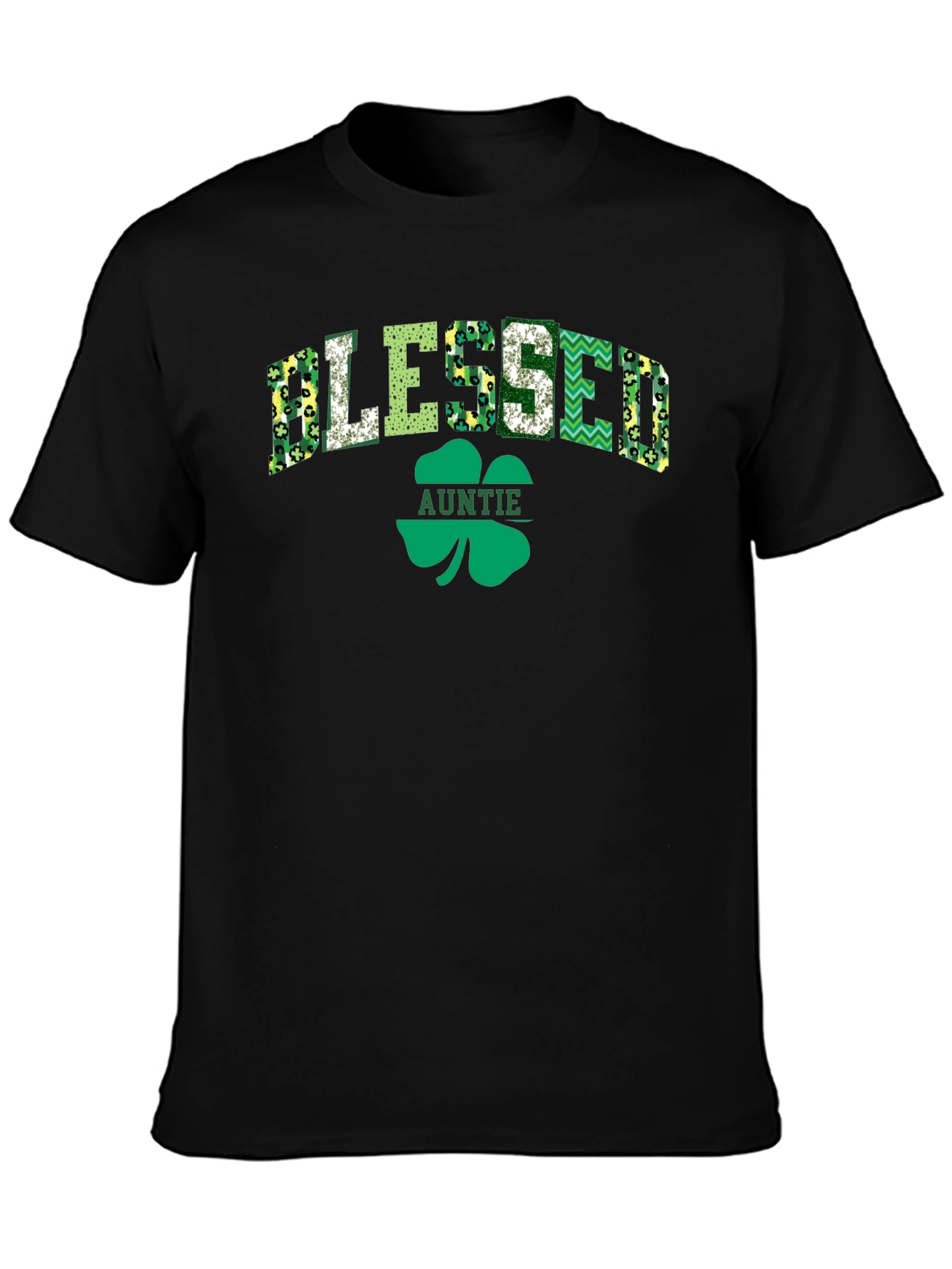 Blessed Auntie St. Patricks Day Graphic Tee