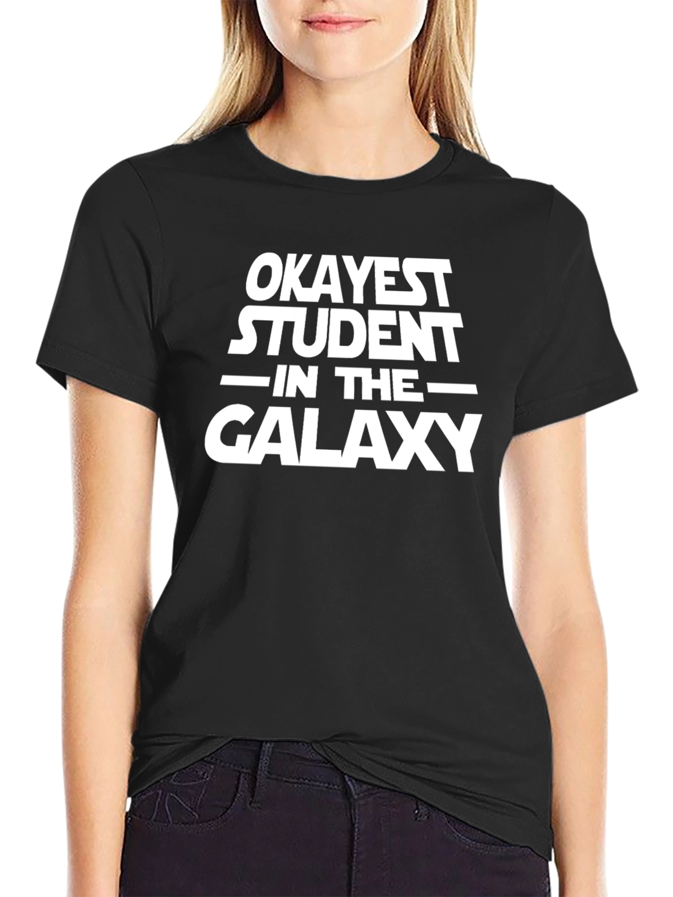 Okayest Student Galaxy T-Shirt