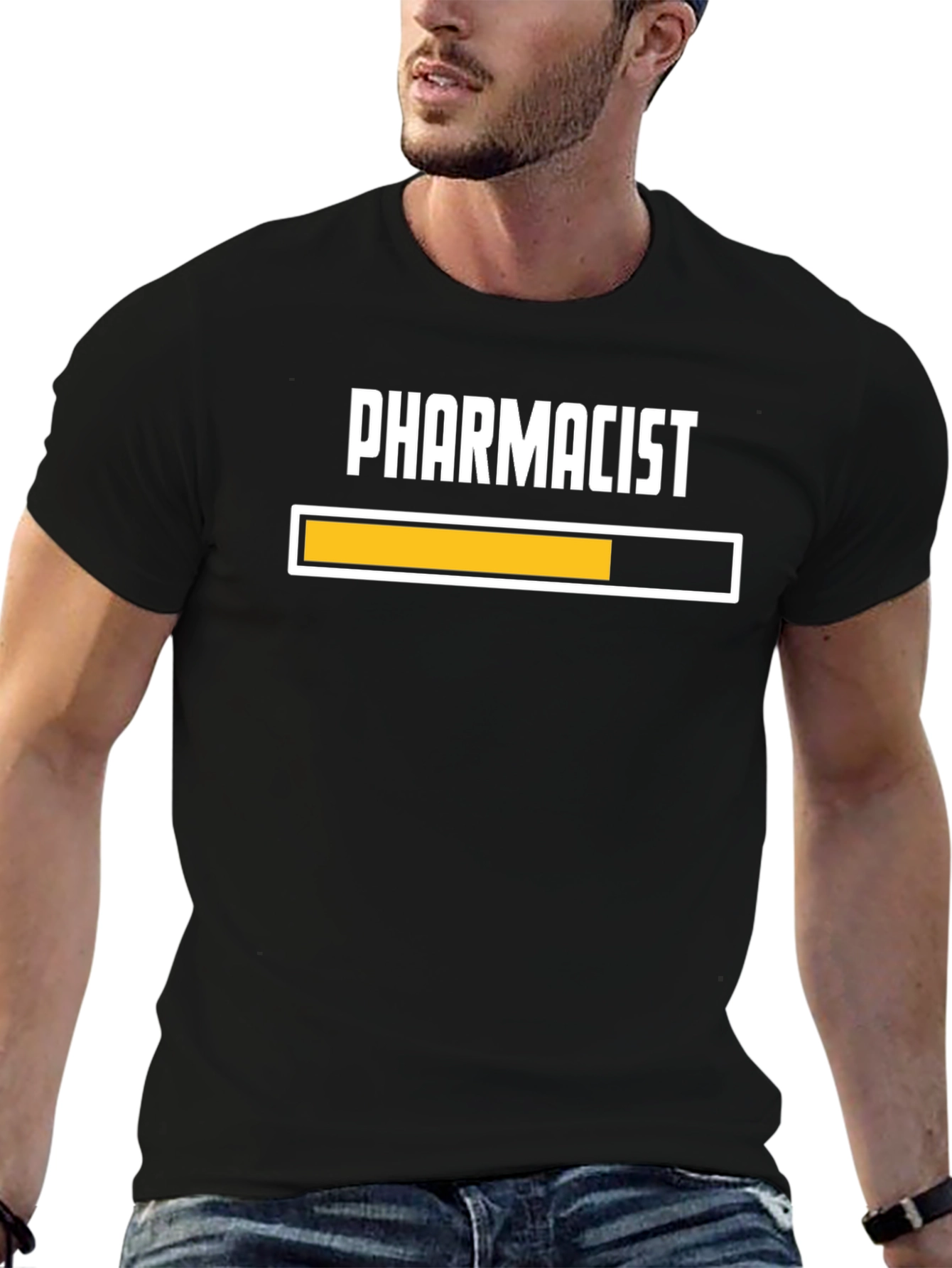 Pharmacist Loading Bar Graphic T-Shirt