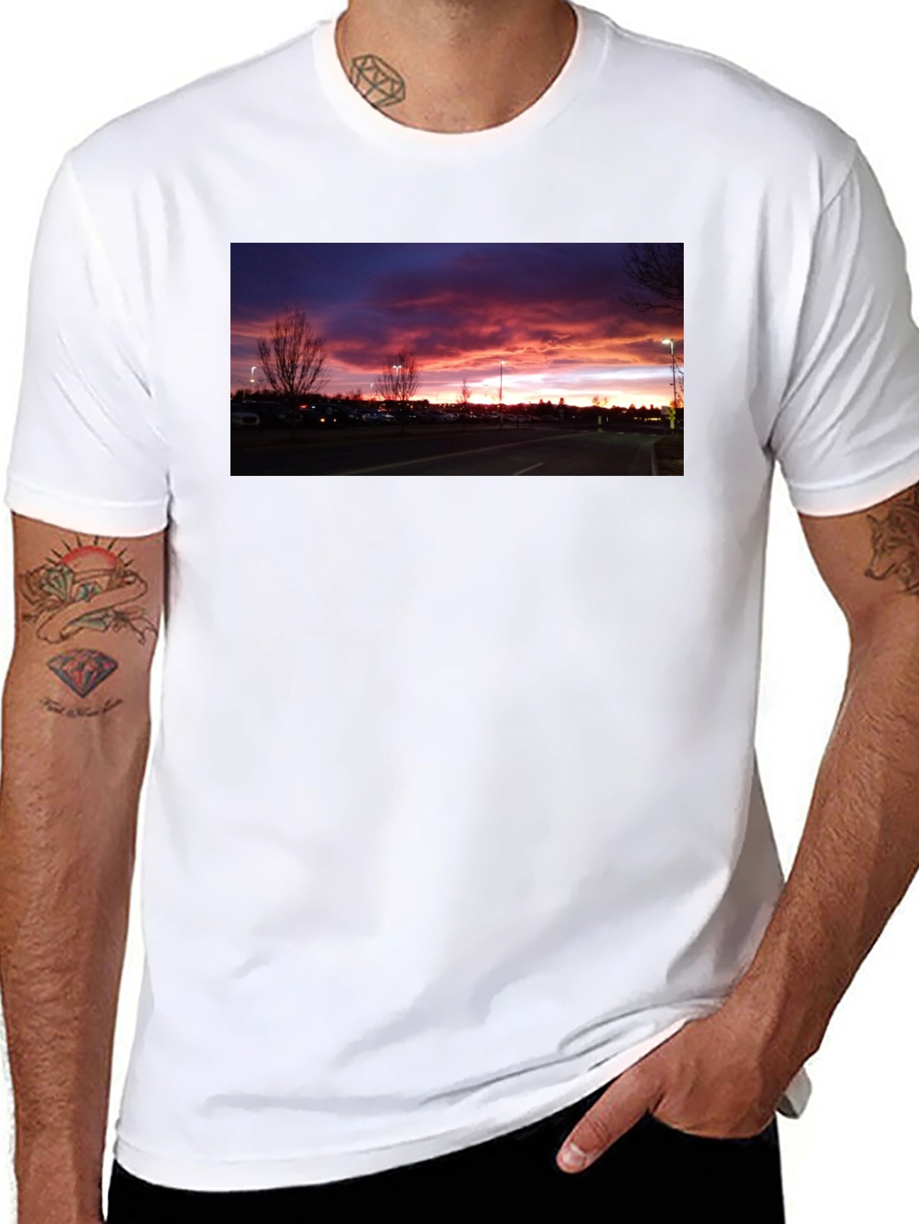 Sunset Sky Graphic T-Shirt