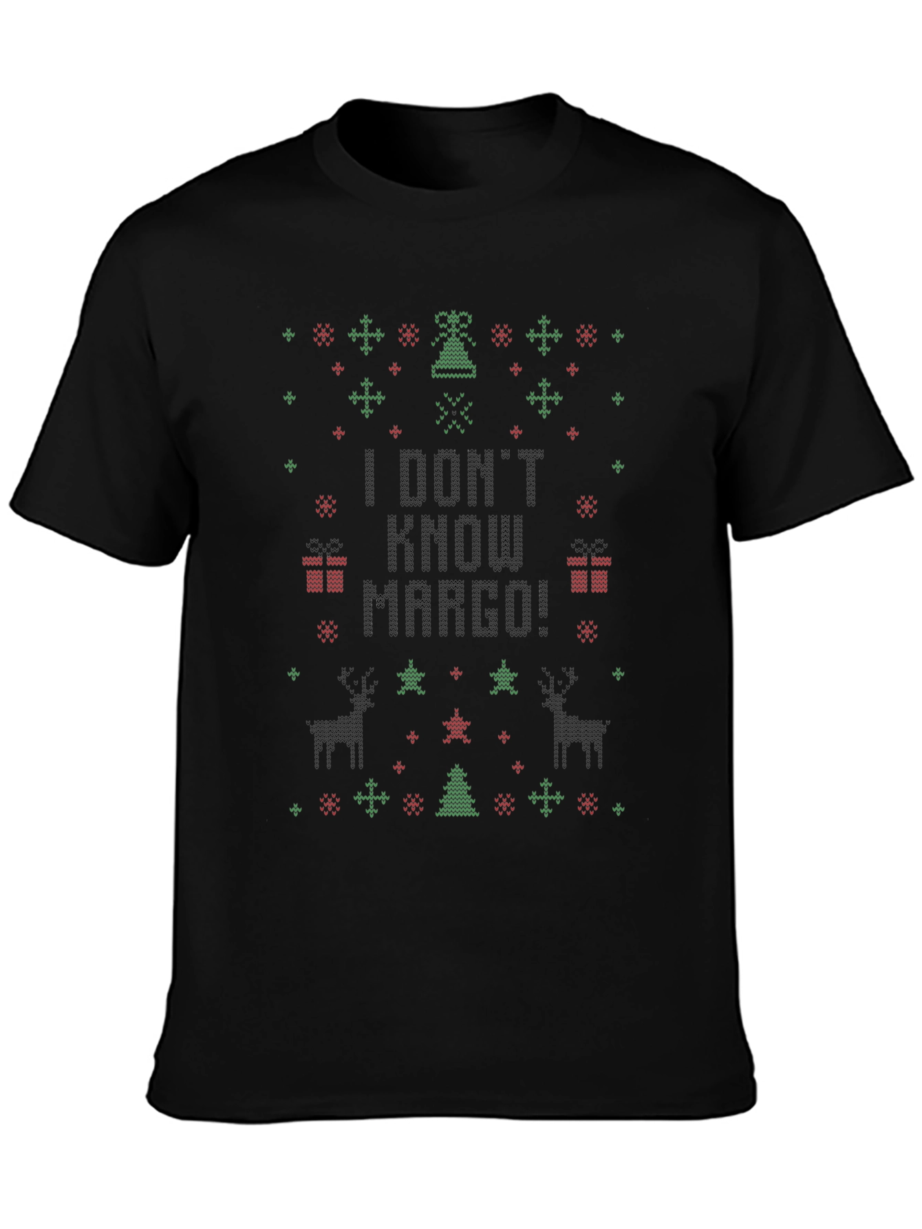 I Dont Know Margo Christmas Sweater Tee