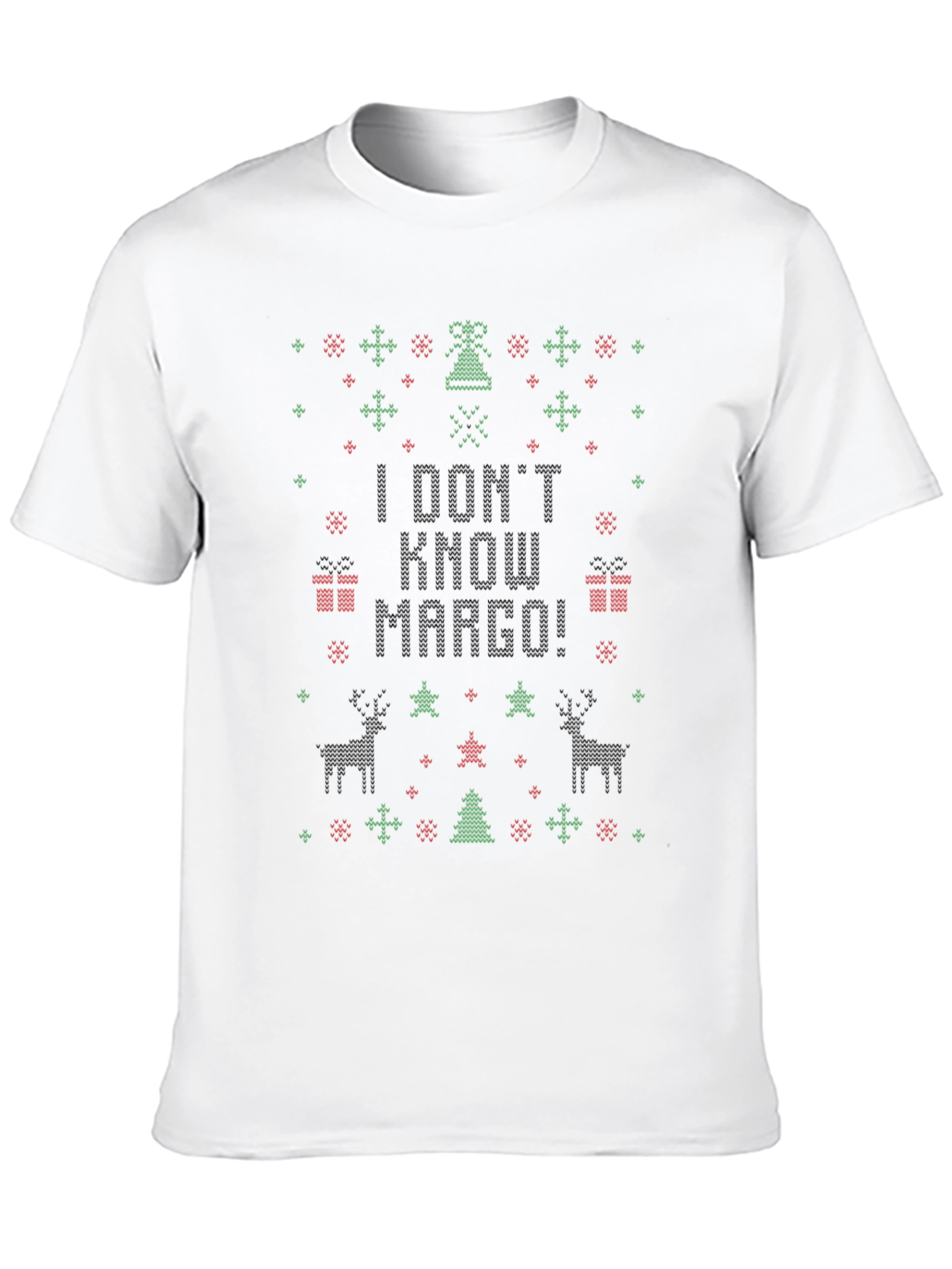 I Dont Know Margo Christmas Sweater Tee