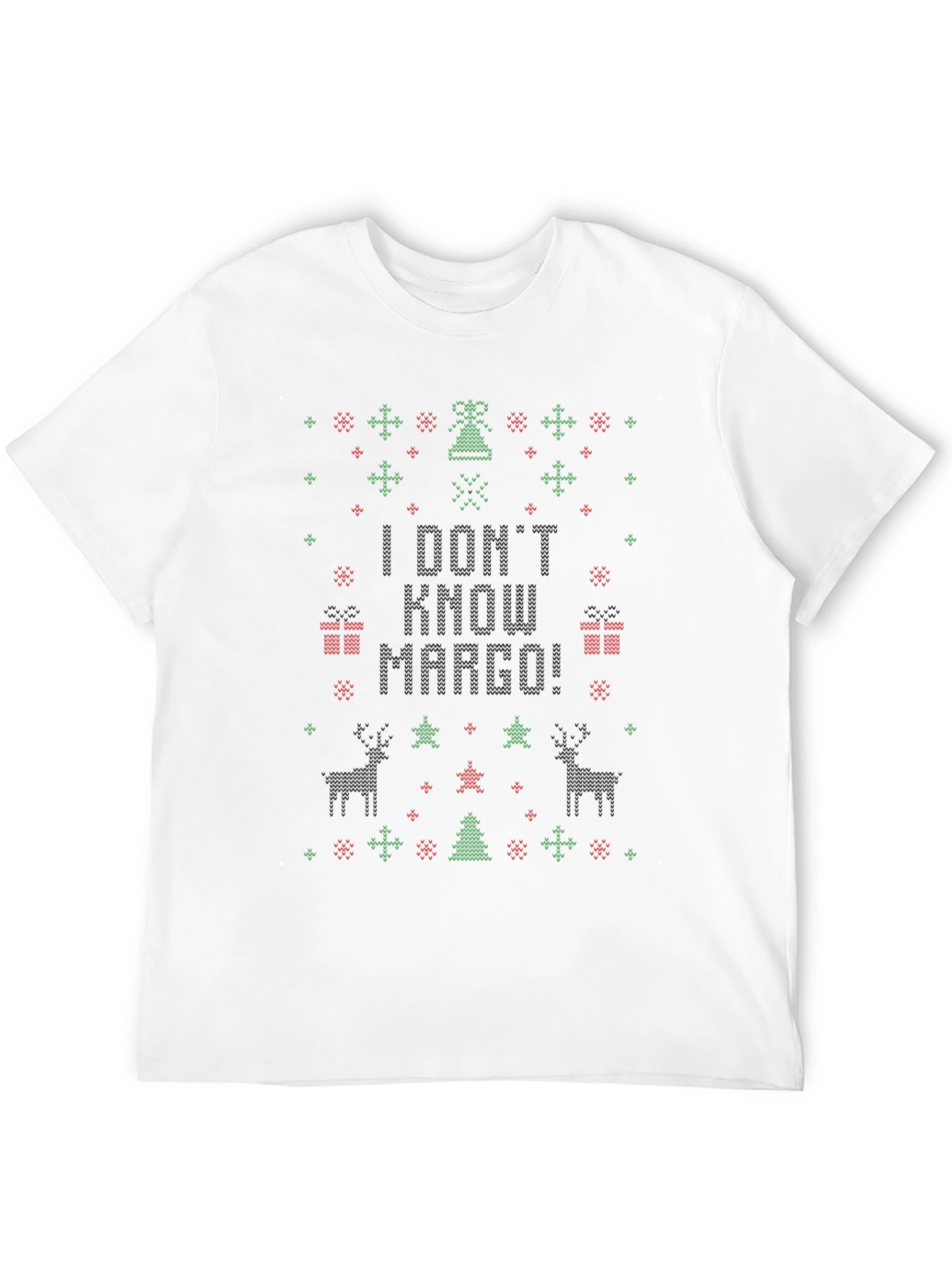 I Dont Know Margo Christmas Sweater Tee