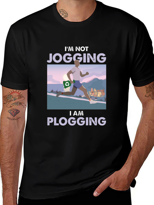 Plogging T-Shirt - Run and Clean!