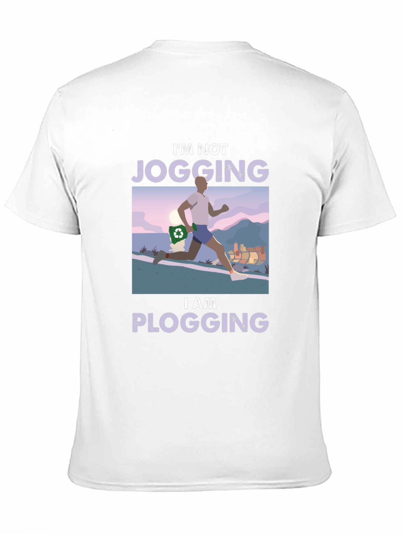 Plogging T-Shirt - Run and Clean!