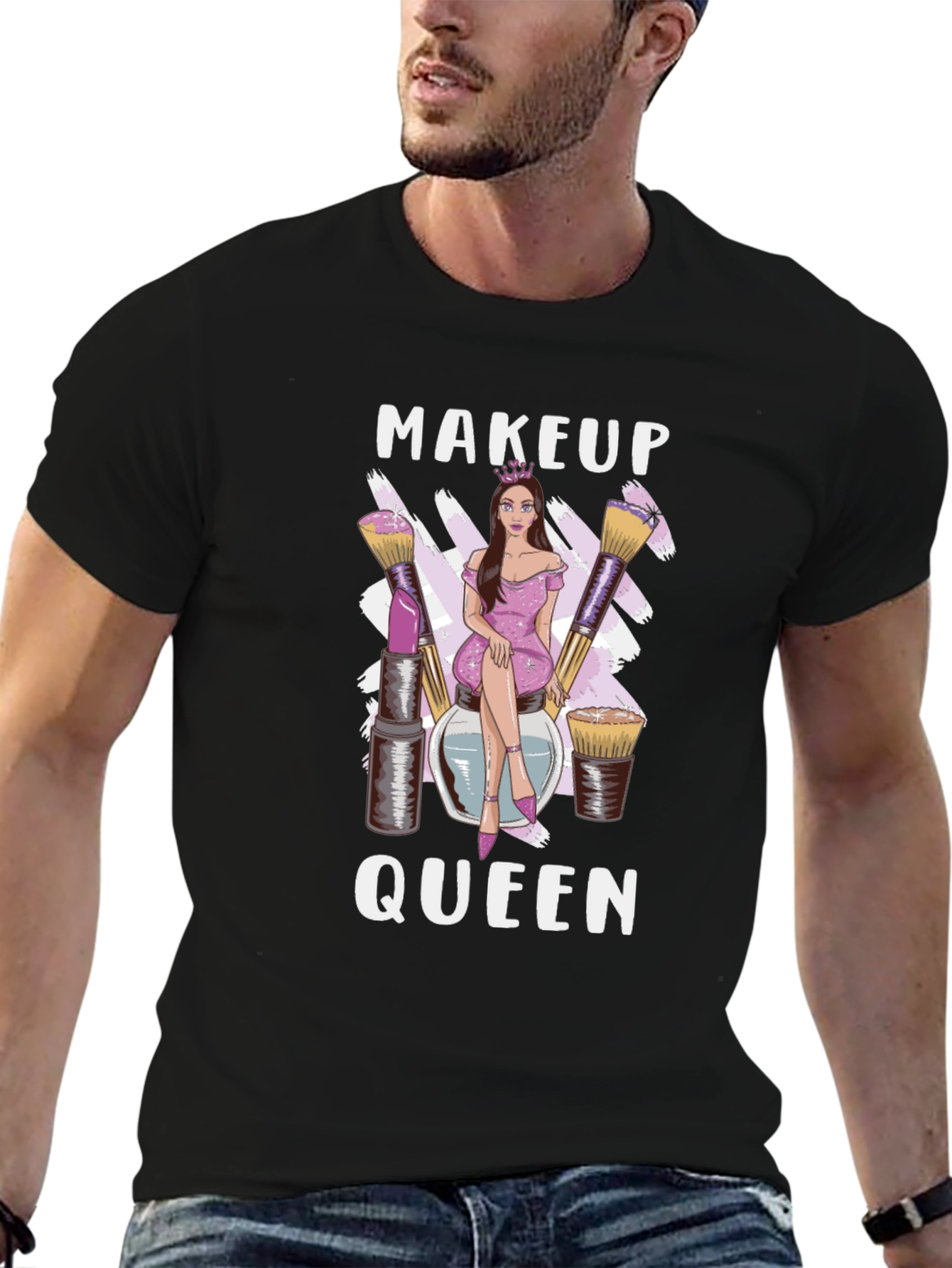 Makeup Queen Graphic T-Shirt
