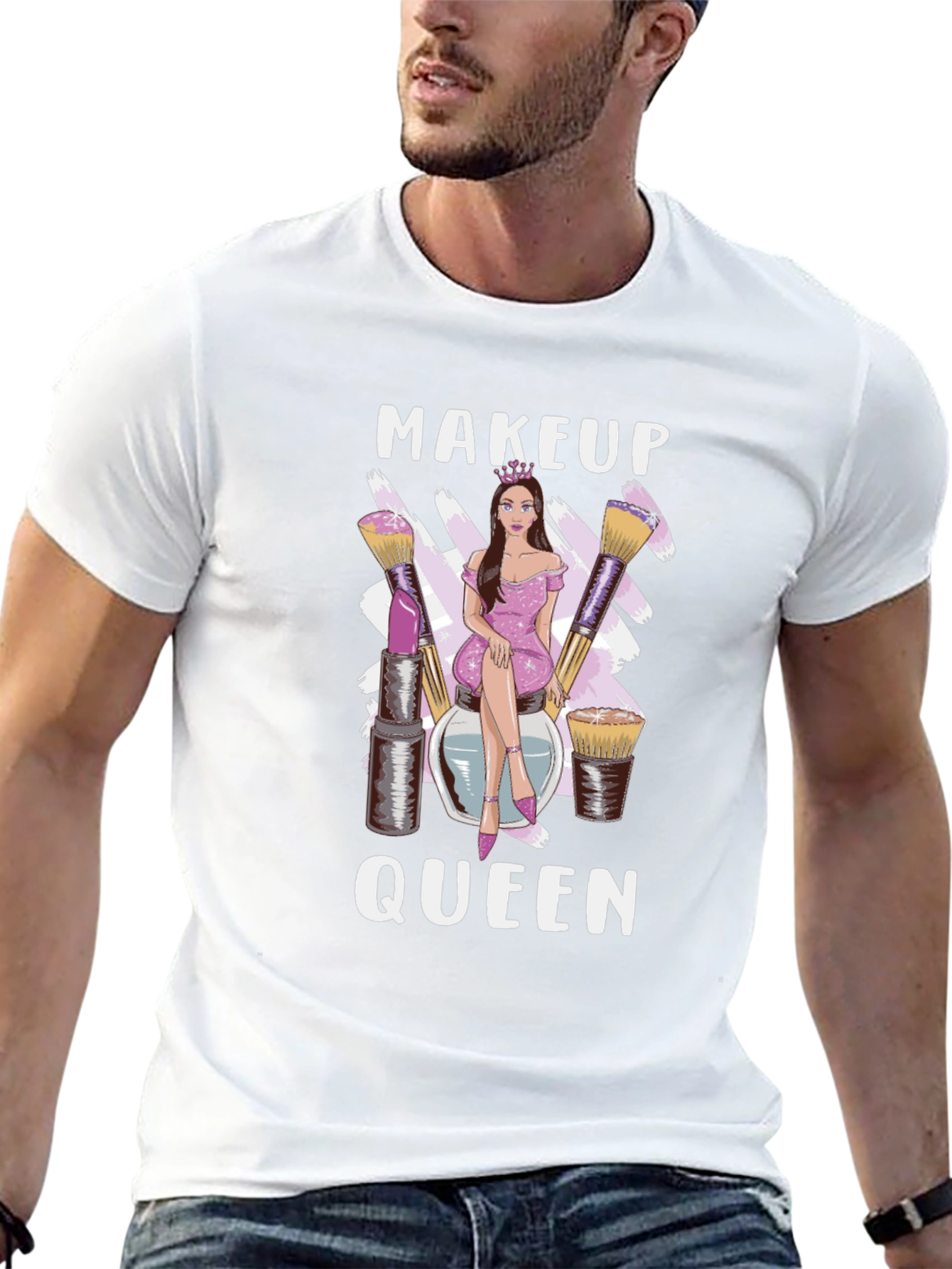 Makeup Queen Graphic T-Shirt