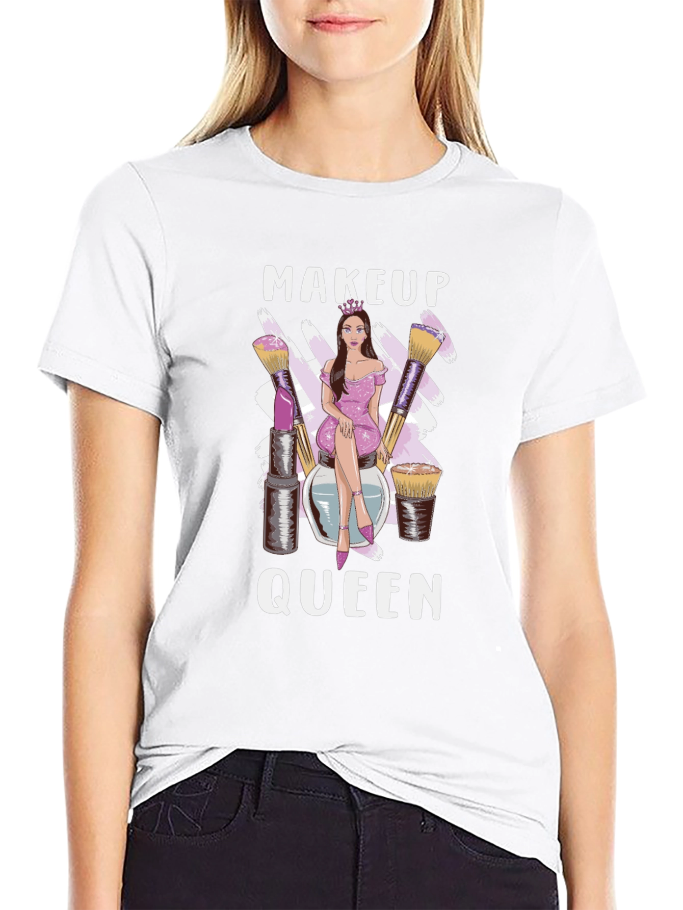 Makeup Queen Graphic T-Shirt