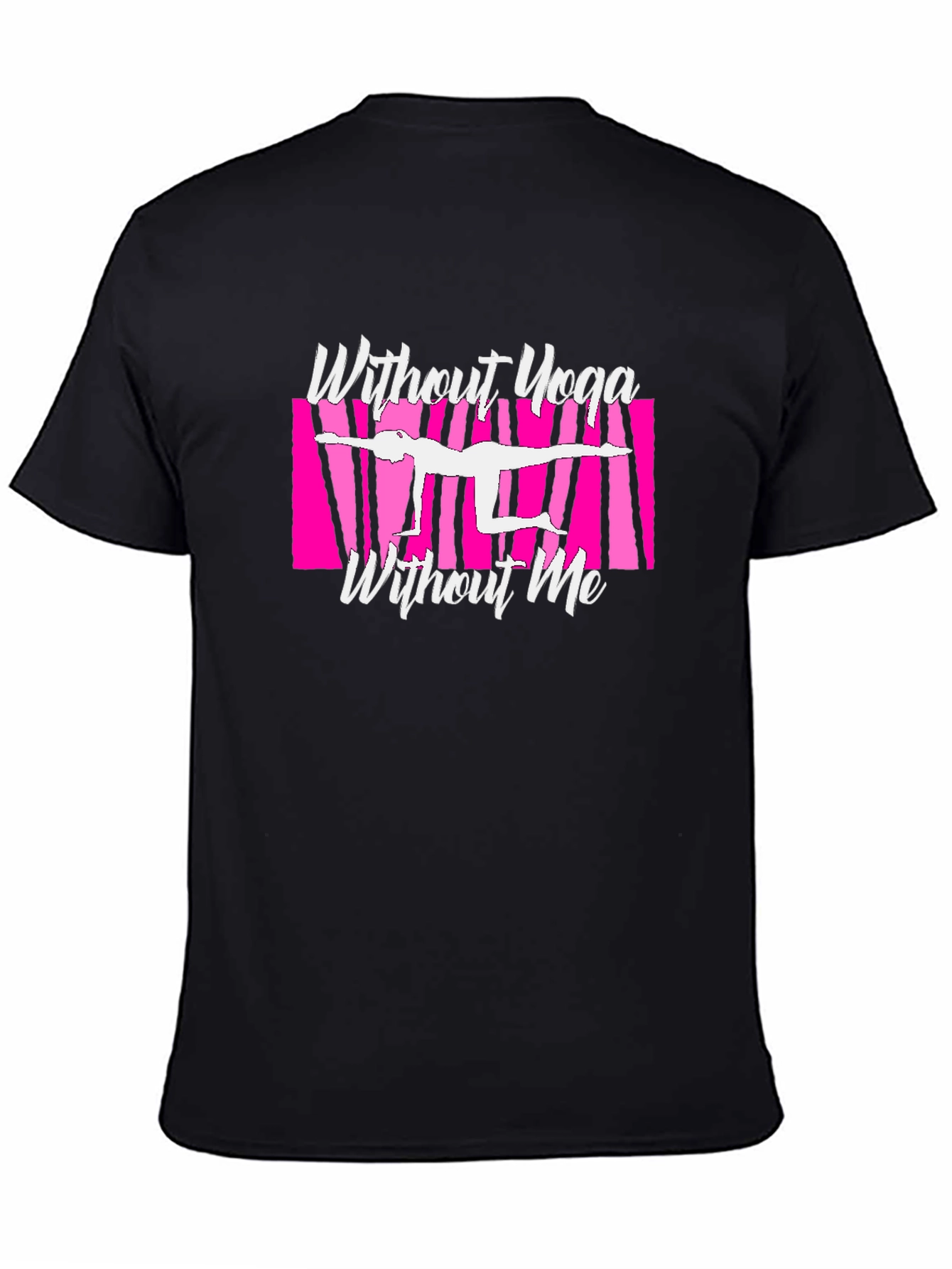 Yoga Lover Graphic Tee - Without Yoga Without Me