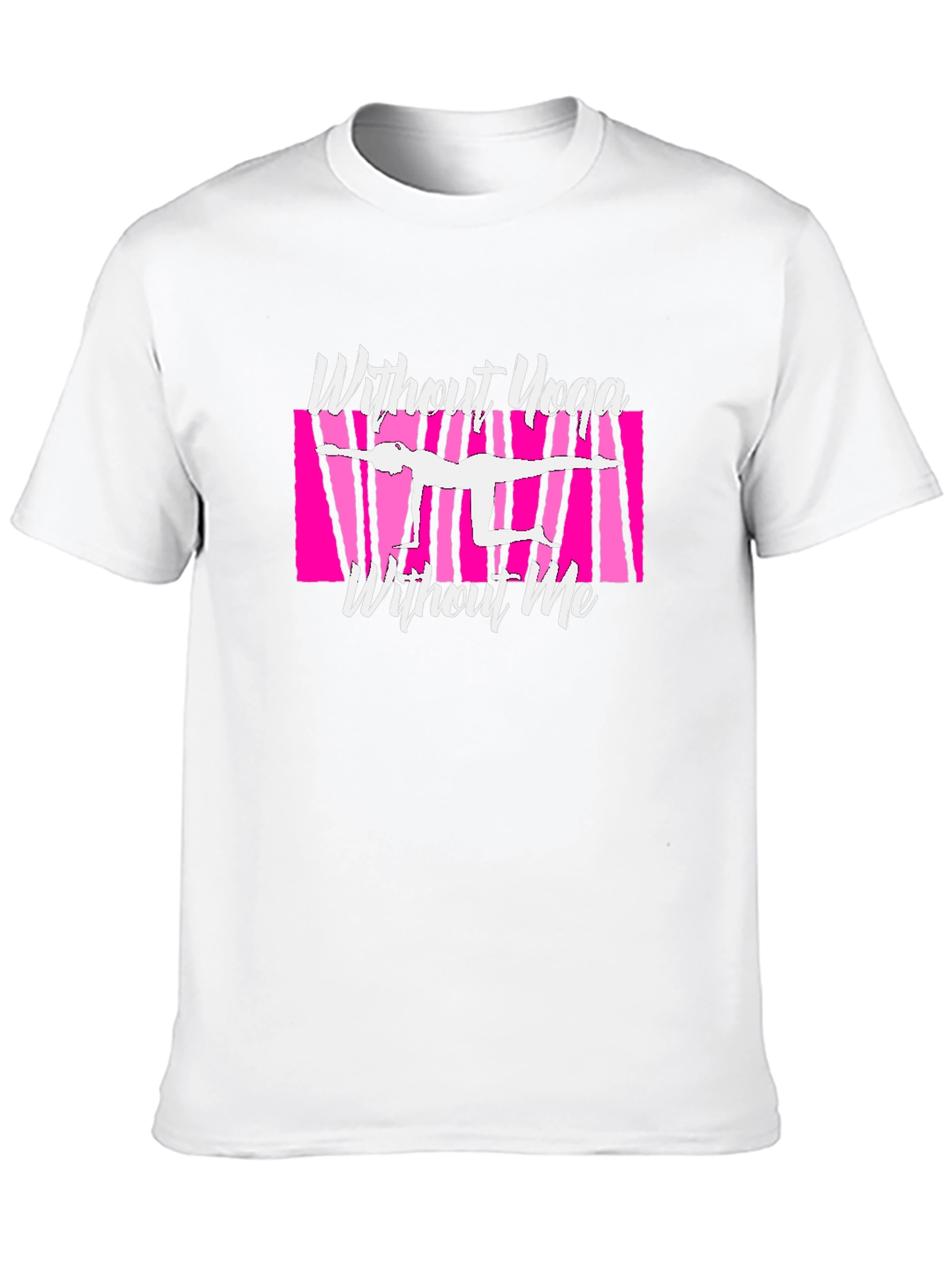 Yoga Lover Graphic Tee - Without Yoga Without Me
