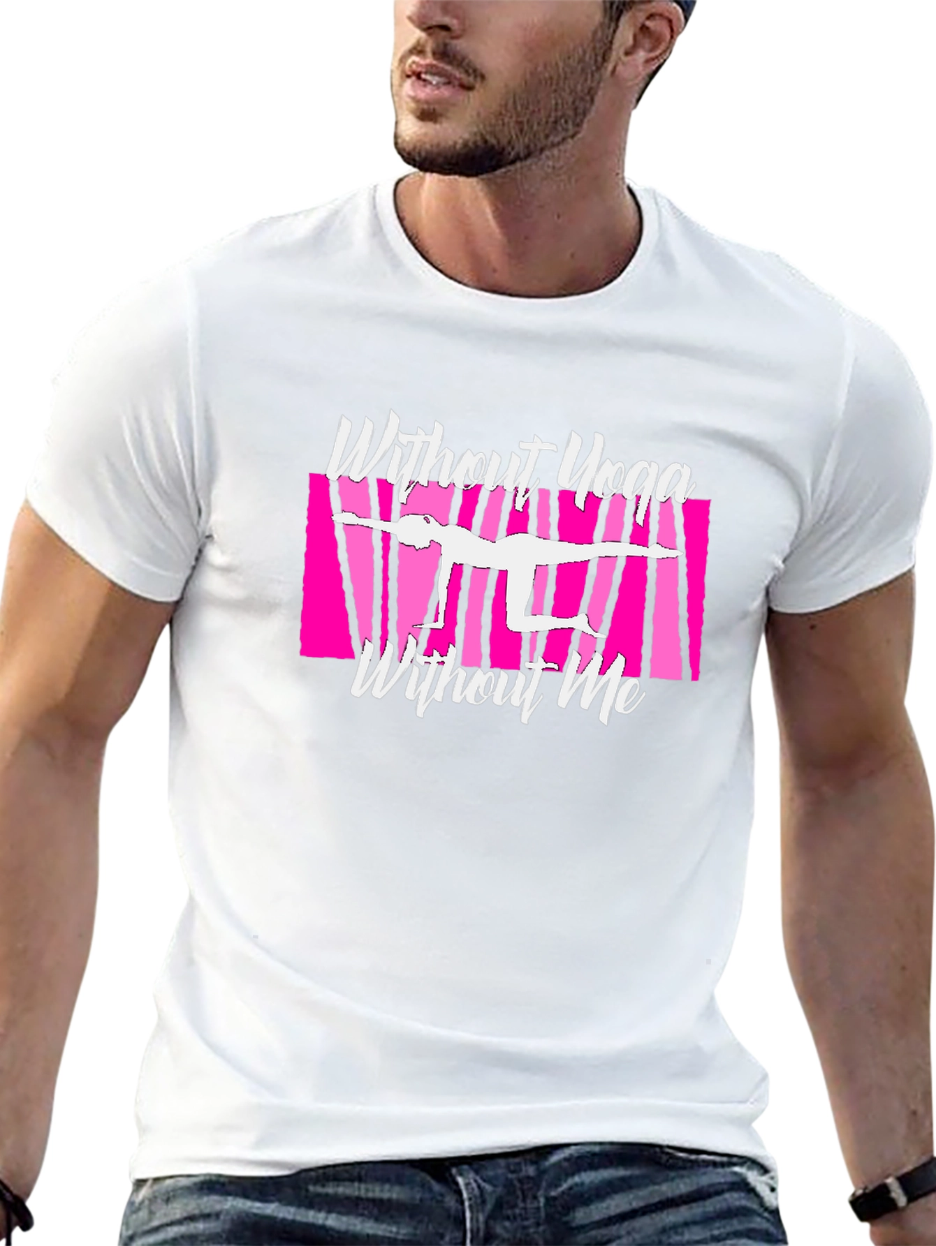 Yoga Lover Graphic Tee - Without Yoga Without Me