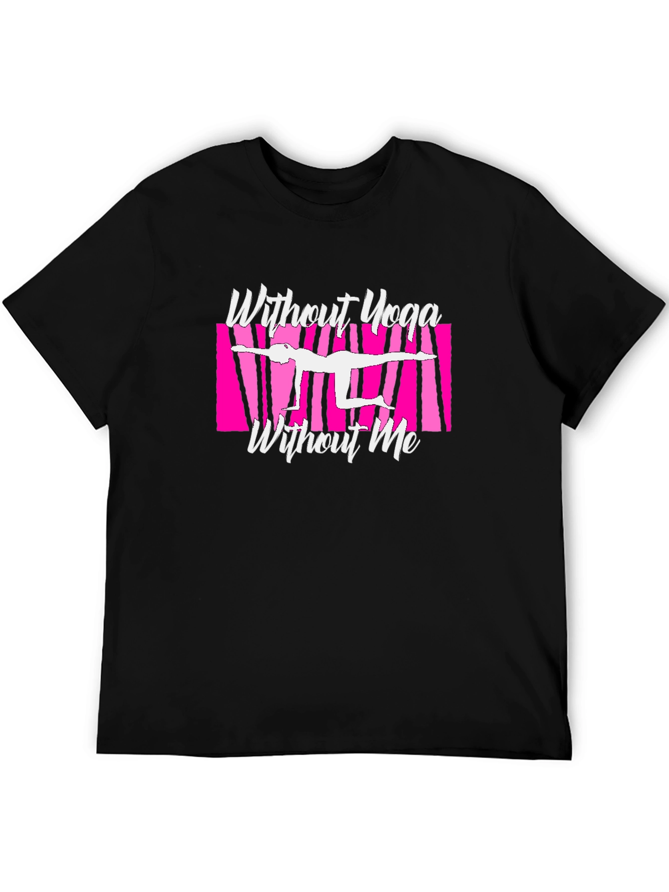 Yoga Lover Graphic Tee - Without Yoga Without Me