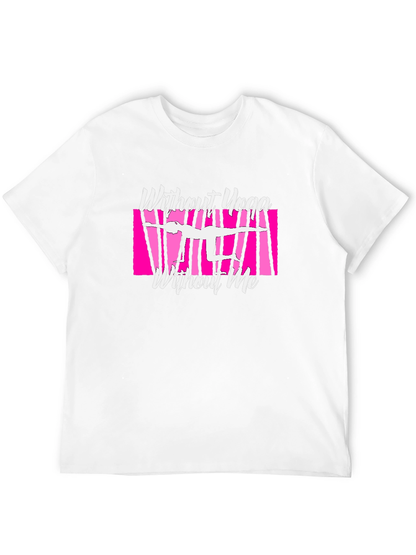 Yoga Lover Graphic Tee - Without Yoga Without Me