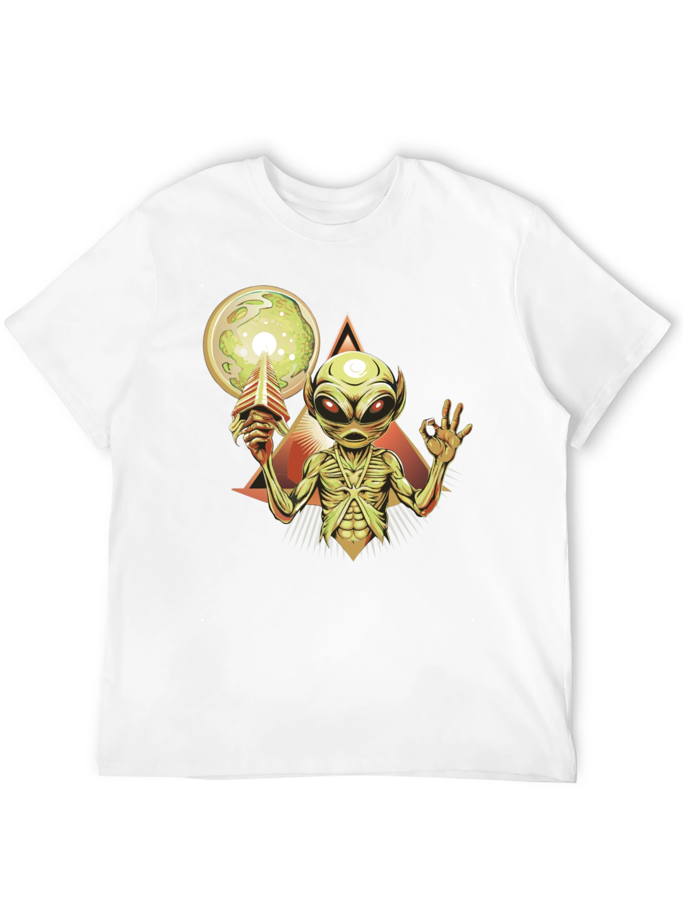Alien Graphic Tee - Black Cotton Comfort