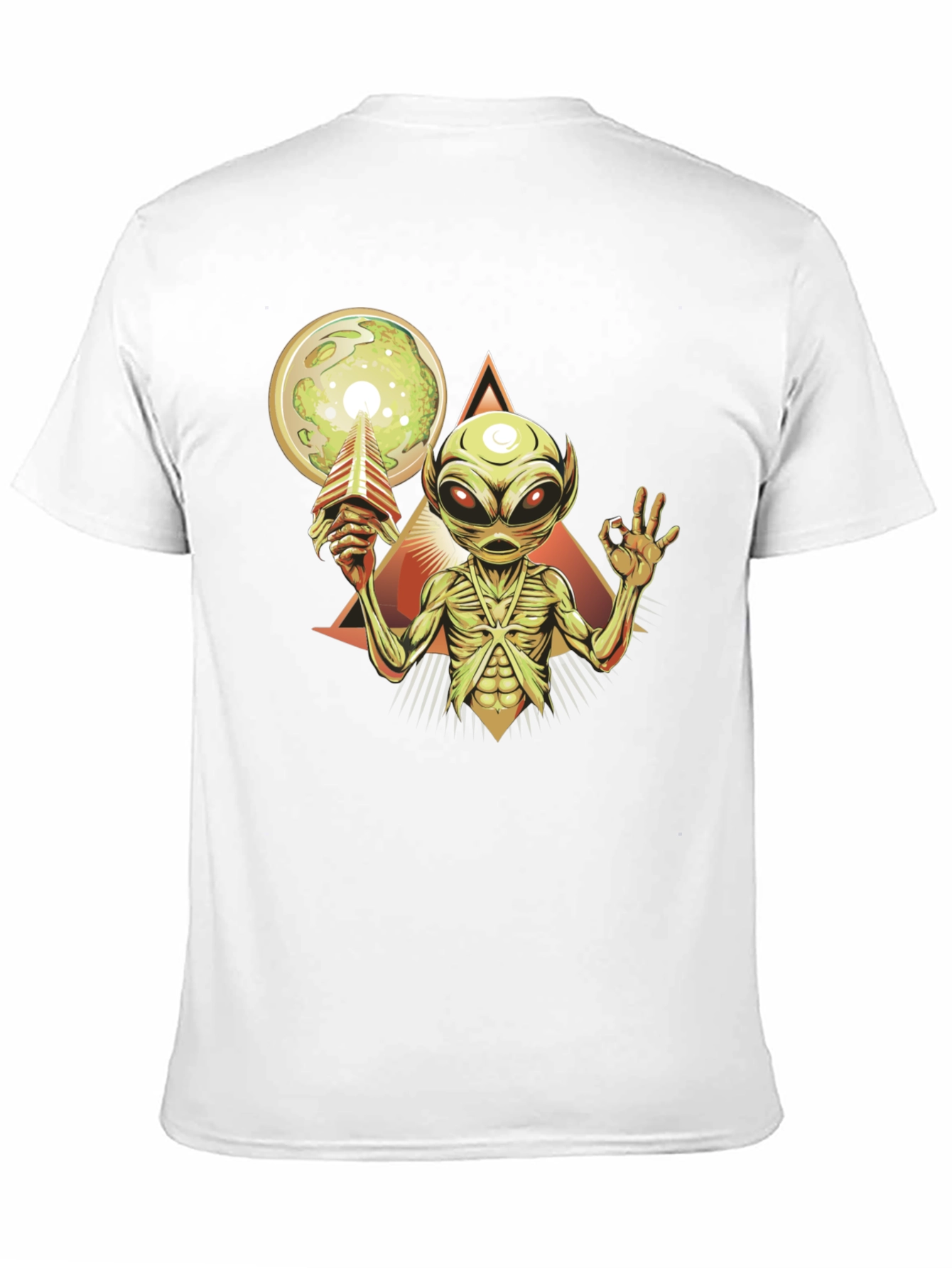 Alien Graphic Tee - Black Cotton Comfort