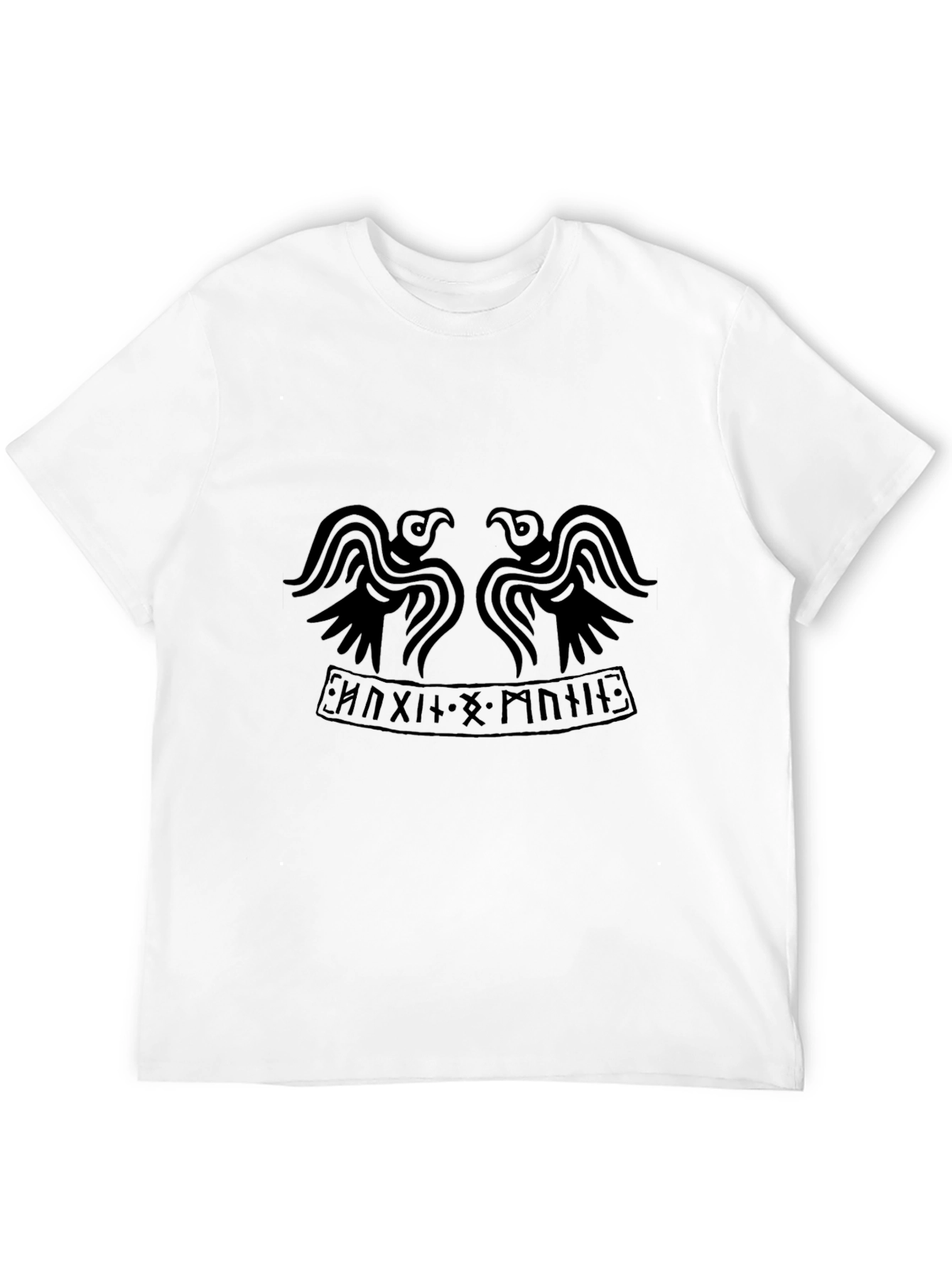 Raven Viking T-Shirt - Norse Mythology Tee