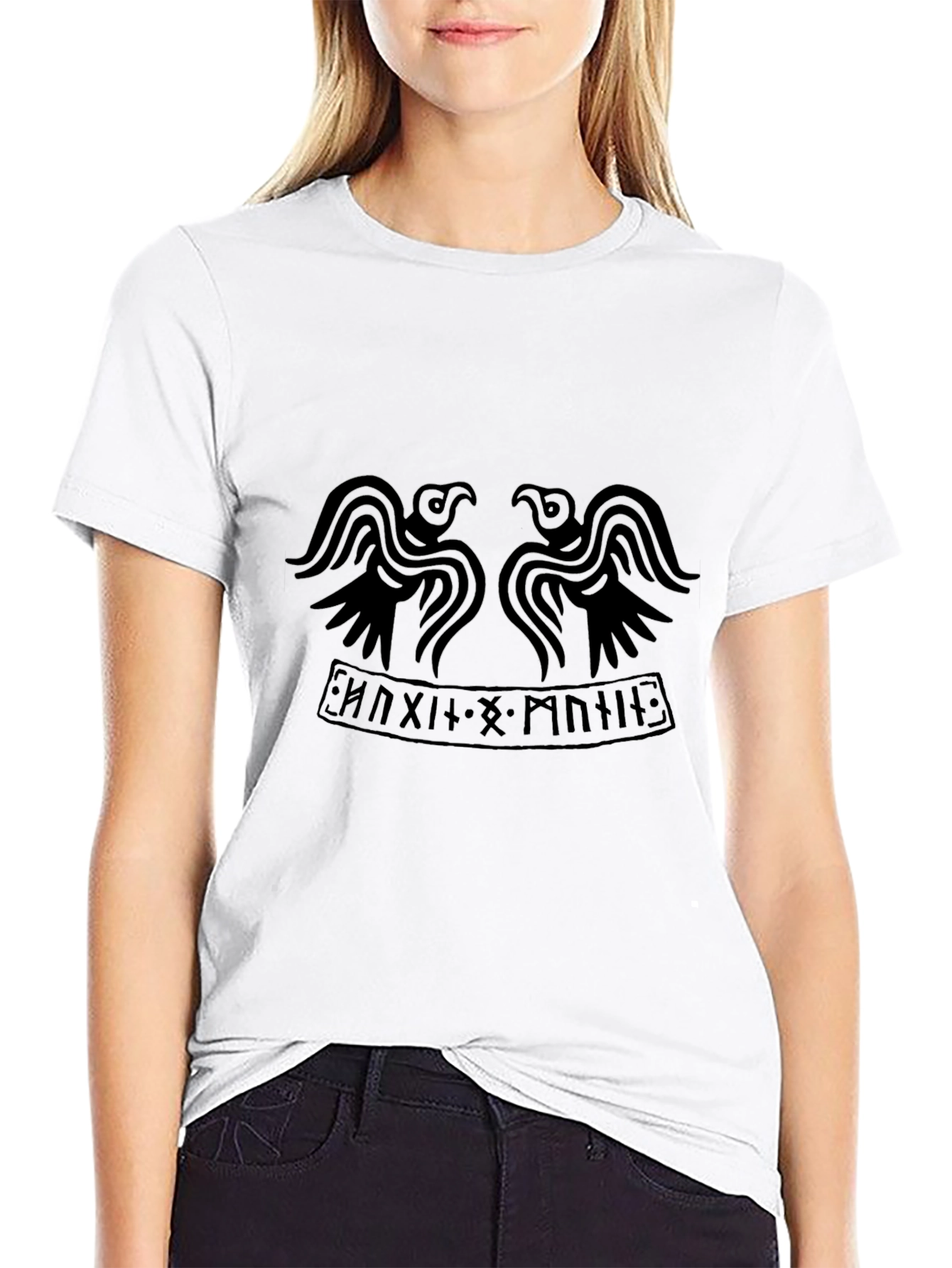 Raven Viking T-Shirt - Norse Mythology Tee