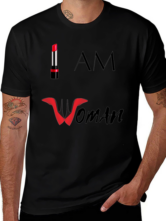 I AM Woman Graphic T-Shirt - Bold Feminist Statement Tee