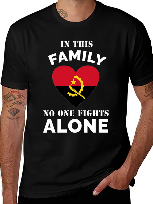 Angola Family Pride T-Shirt: No One Fights Alone