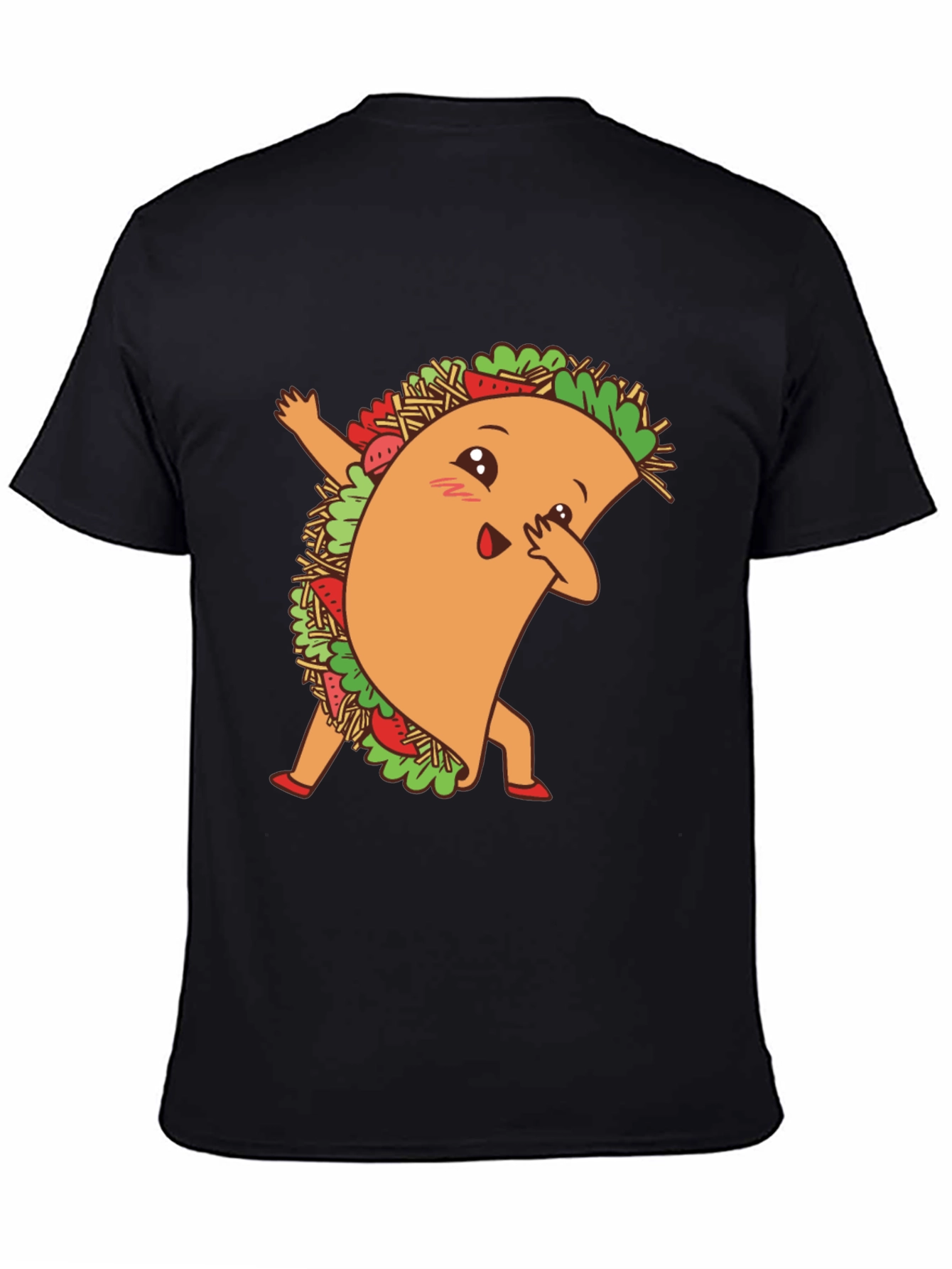 Dabbing Taco Graphic T-Shirt - Fun Foodie Tee