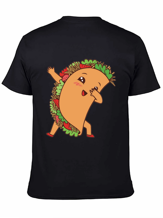 Dabbing Taco Graphic T-Shirt - Fun Foodie Tee
