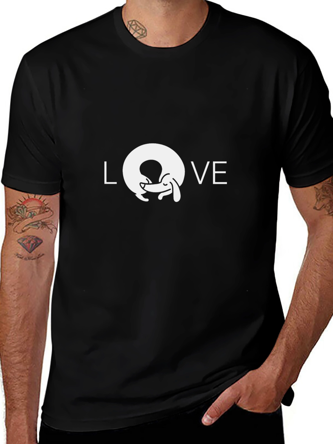 Dachshund Love T-Shirt - Cute Dog Design