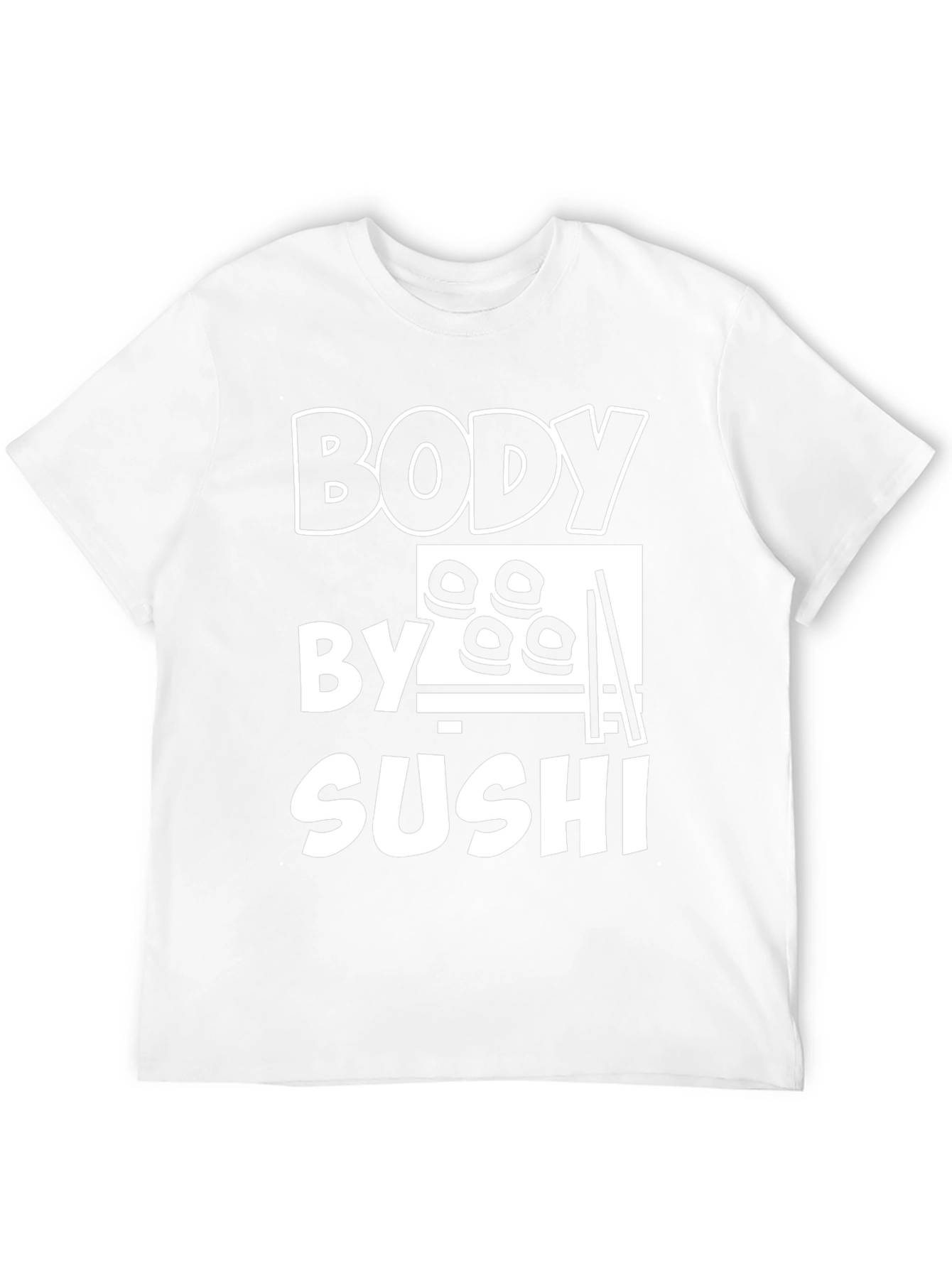 Body By Sushi T-Shirt - Funny Foodie Tee