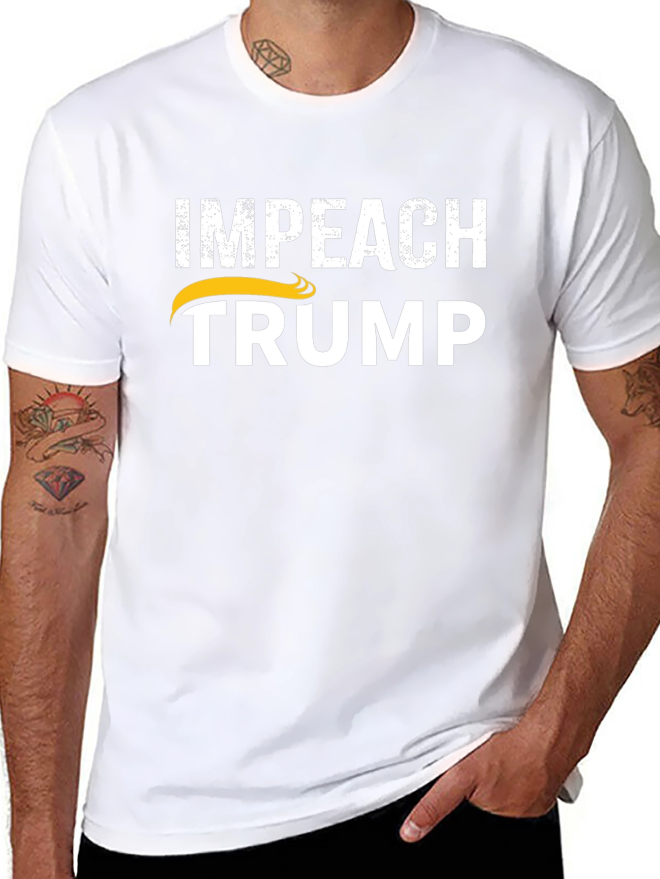 Impeach Trump Political Statement T-Shirt