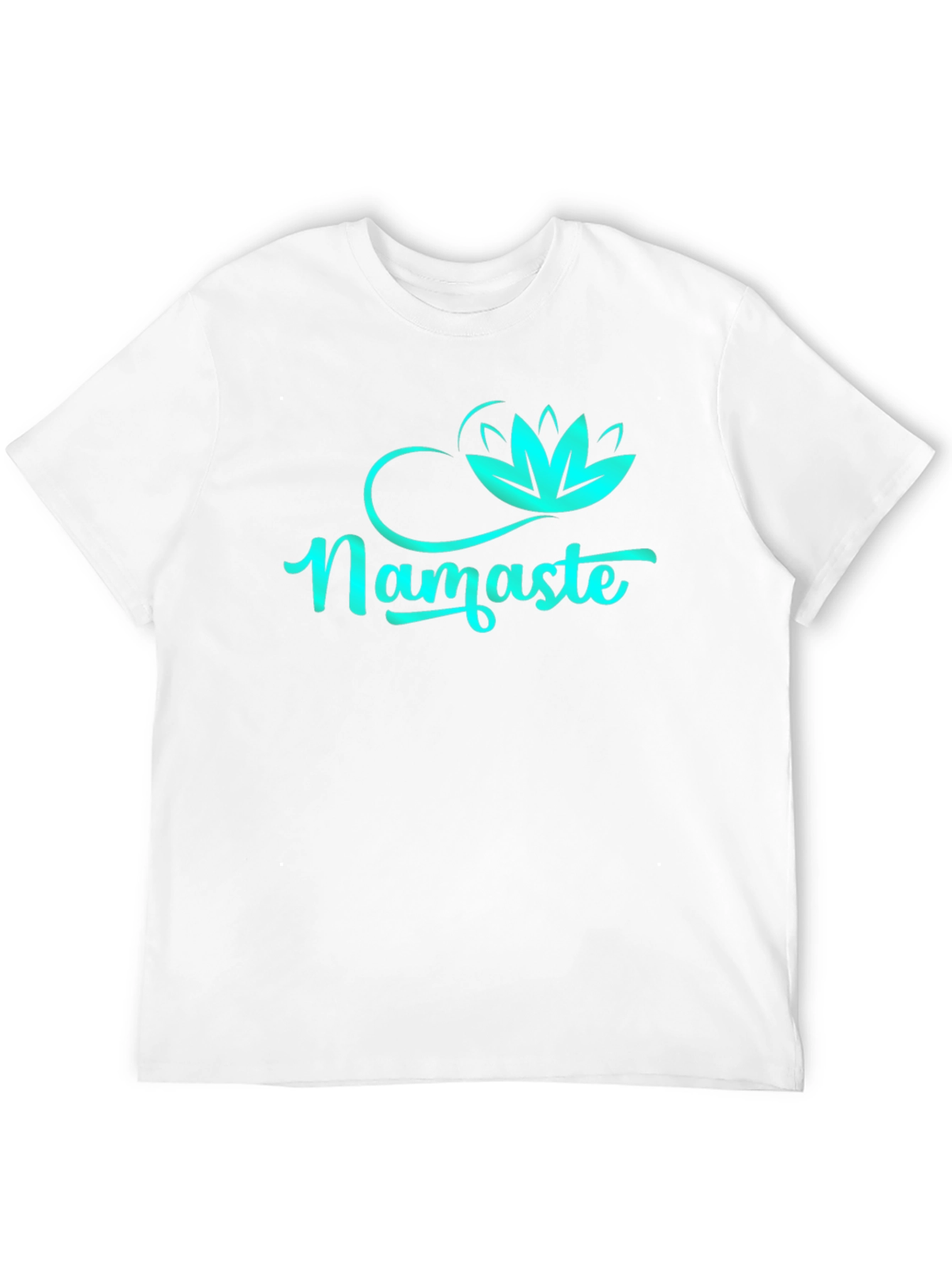 Namaste Lotus Flower Graphic T-Shirt