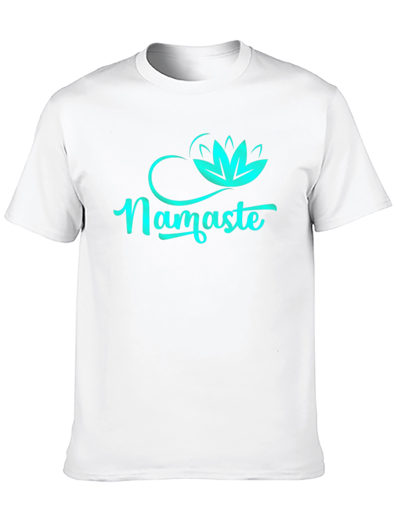 Namaste Lotus Flower Graphic T-Shirt
